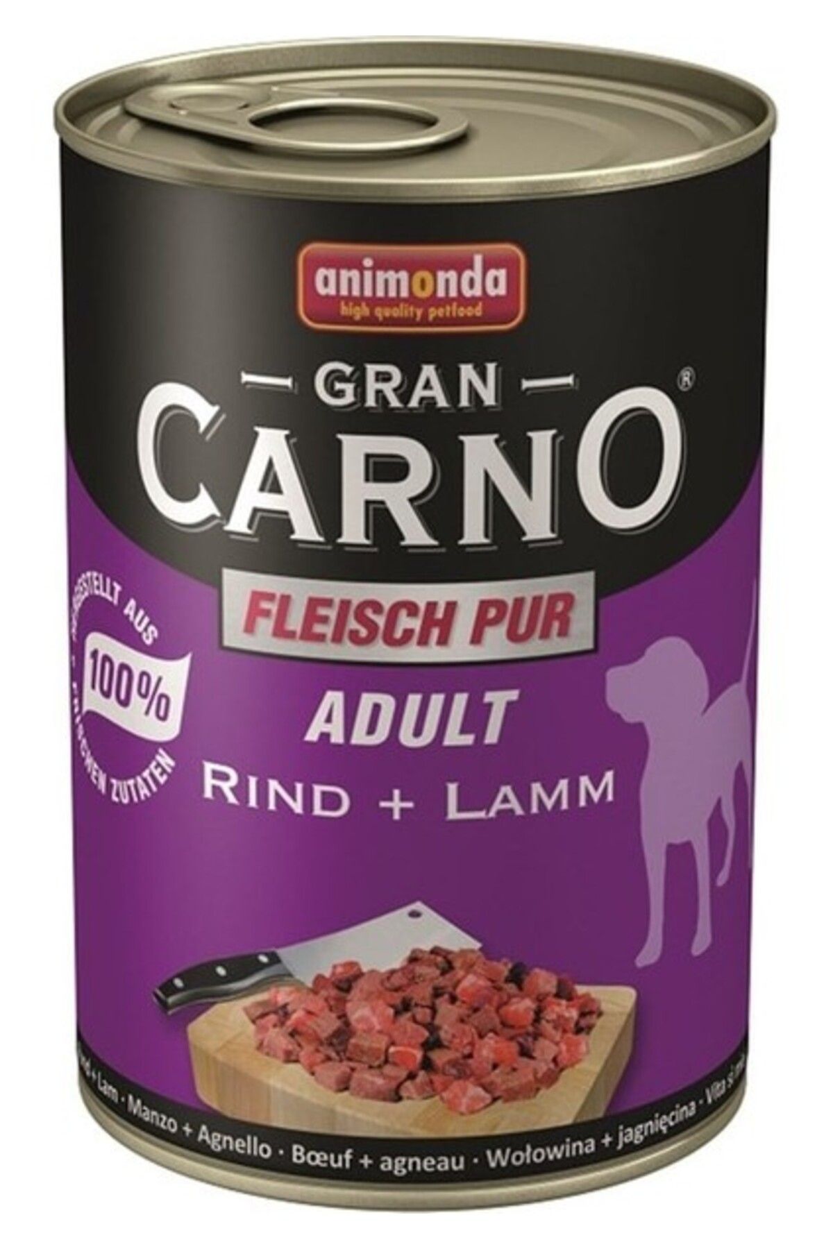 Animonda Gran Carno Sığır Ve Kuzu Etli Köpek Konservesi 400 gr