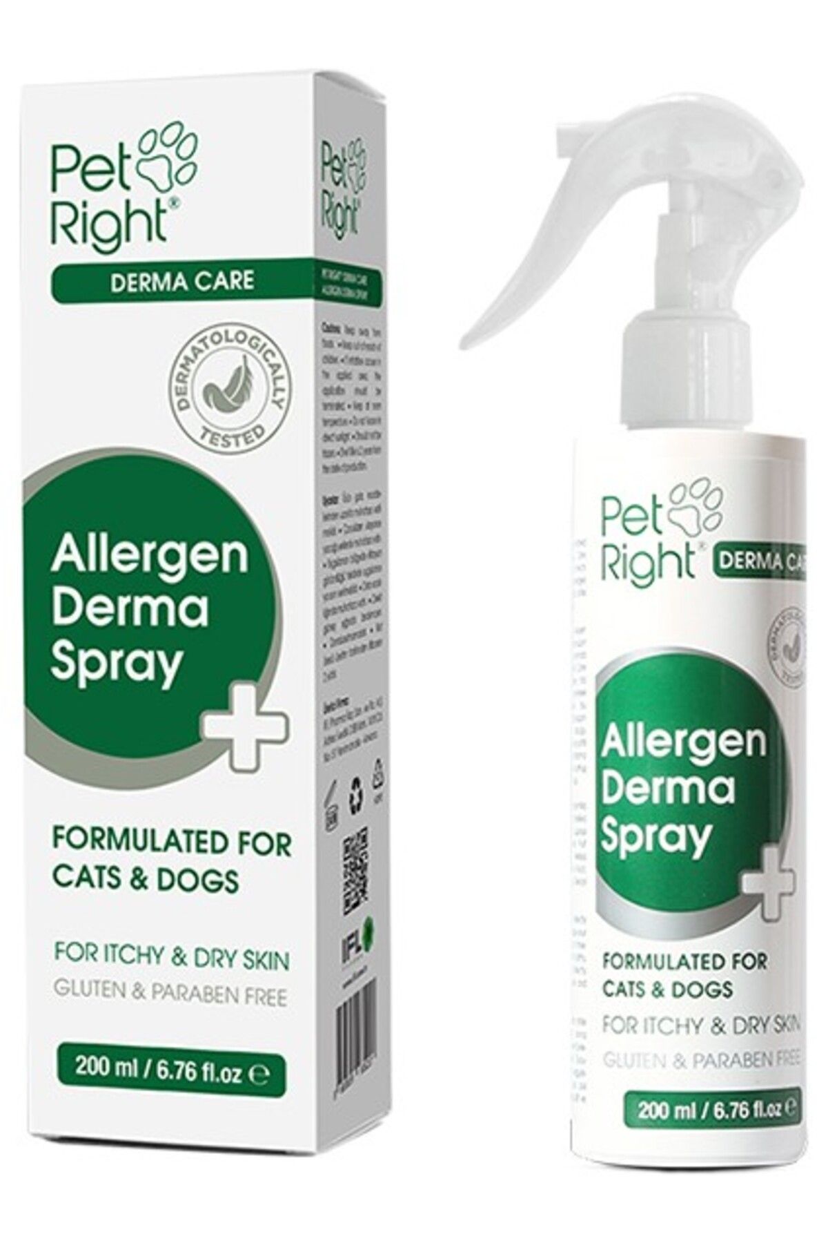 Orqinel Pet Right® Allergen Derma Spray - Kedi Köpekler Için Allergen ve Mantar Spreyi