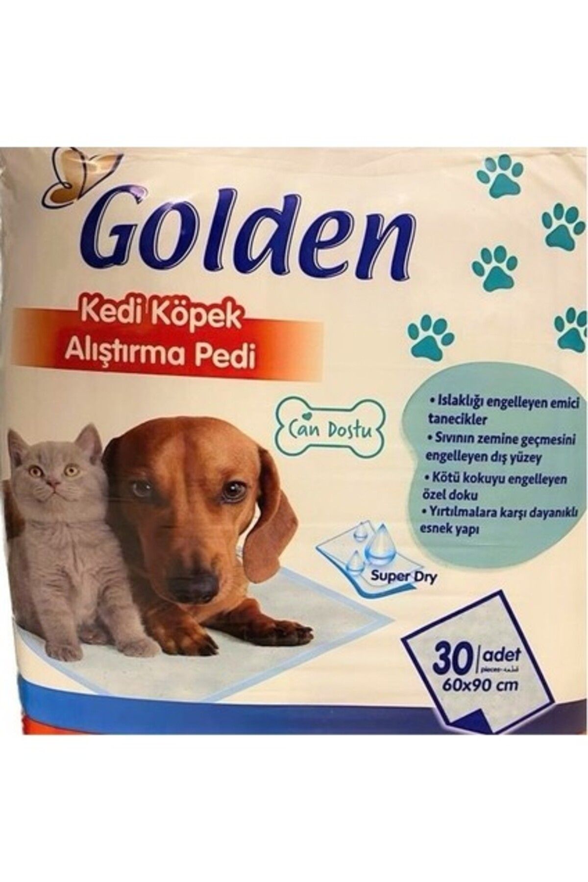 Orqinel Golden Kedi Köpek Çiş Pedi 30'lu