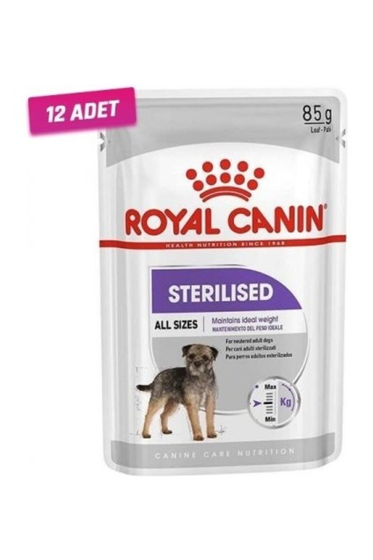 Royal Canin Sterilised Pouch Konserve Köpek Maması 85 gr 12'li