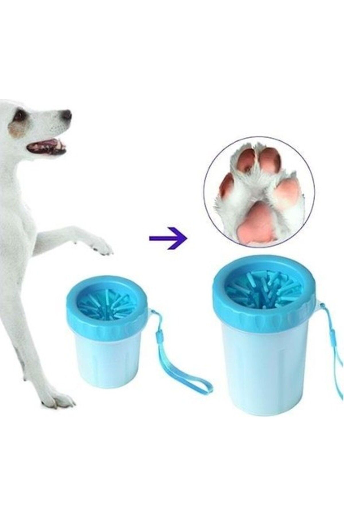 Nunbell Köpek Pati Temizleme & Yıkama Aparatı Büyük Boy