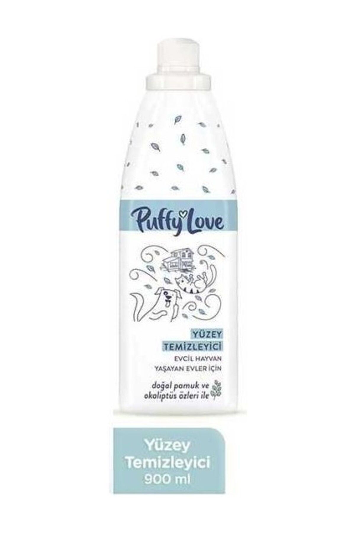 PUFFY LOVE Kedi ve Köpek Beyaz Çiçek Kokulu Yüzey Temizleyici 900 ml