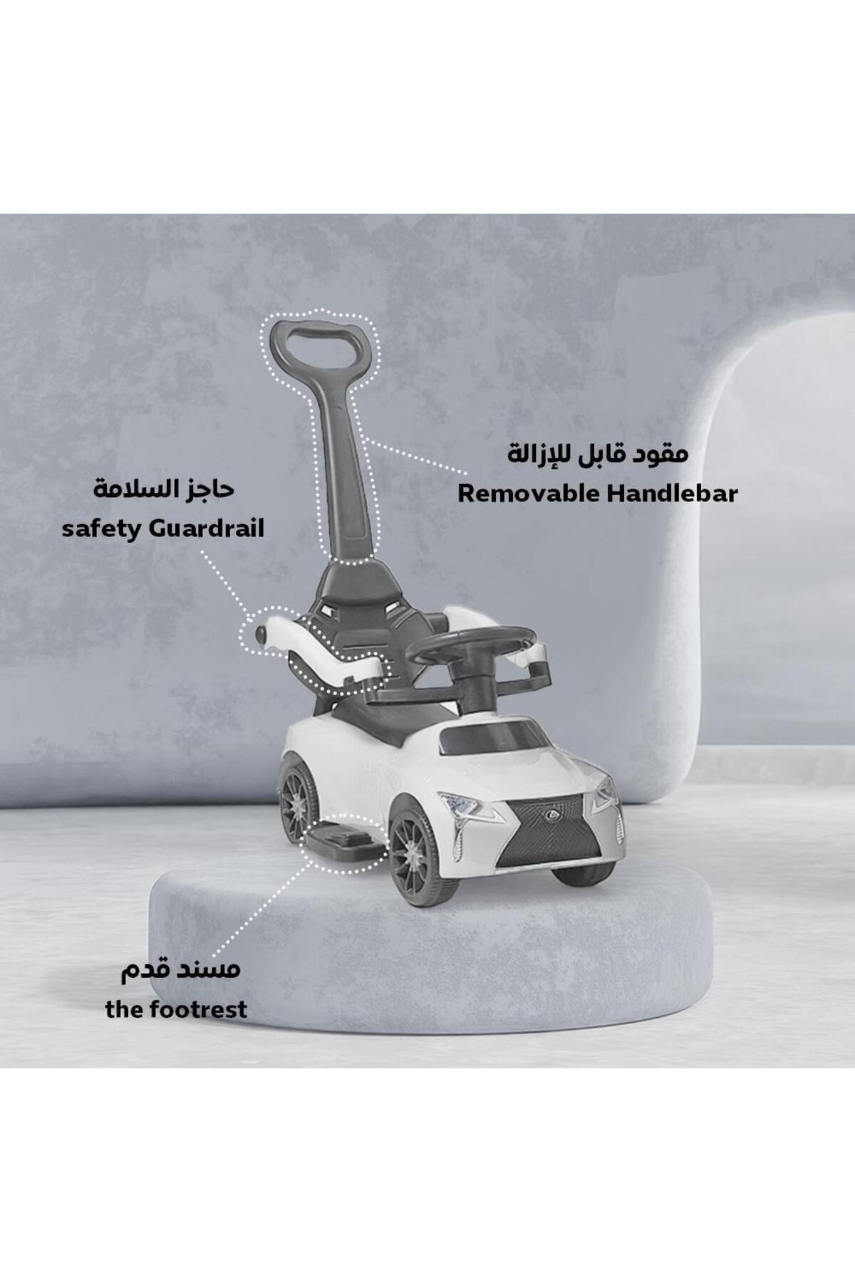 ALBADER-Convertible 3-In-1 Push Car for Kids, Ride-On Toy, Music Ride on Kids Car, Push Car For Kids 5
