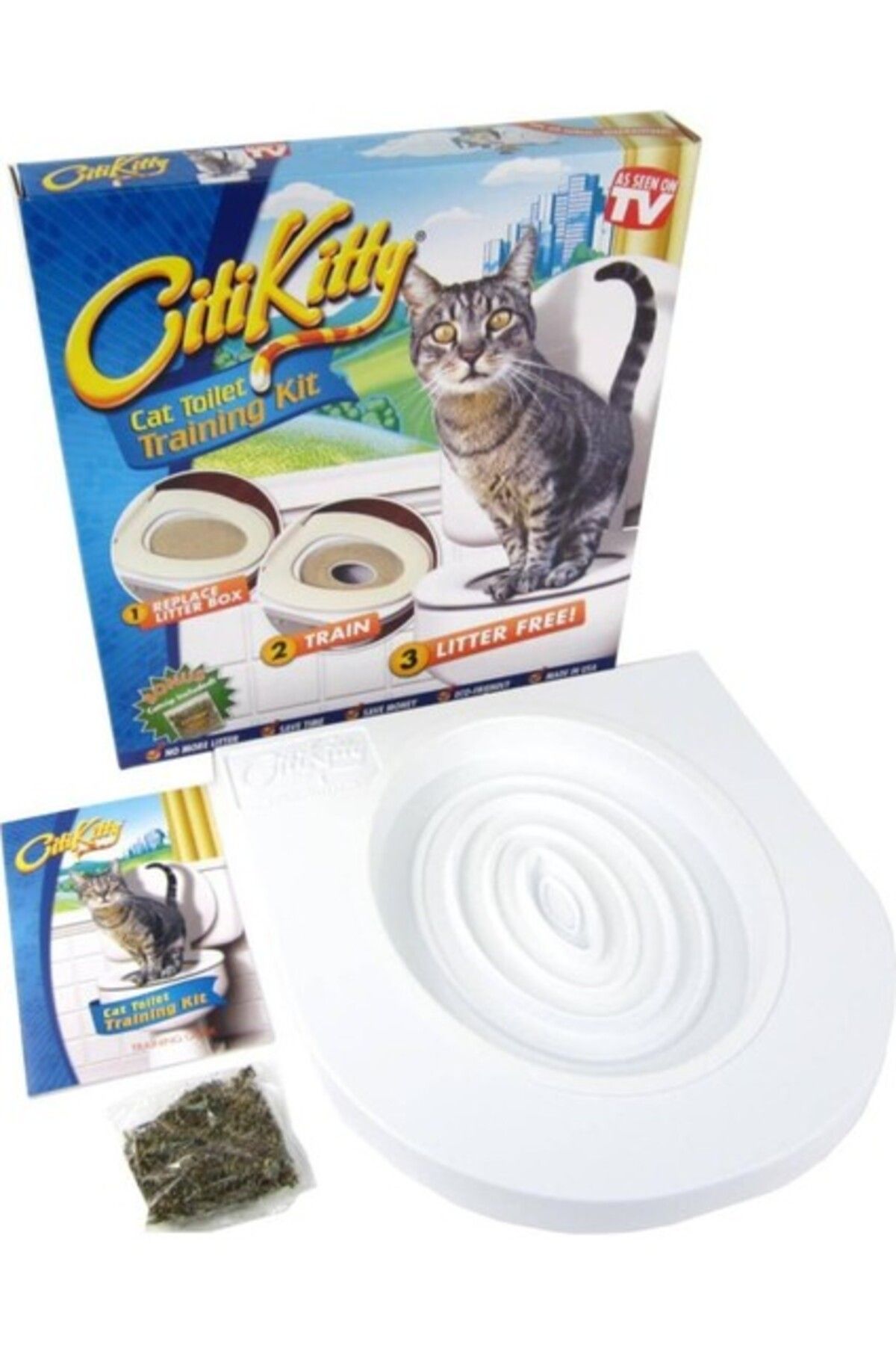 Citikitty Citi Kitty Kedi Tuvaleti Kedi Klozet Eğitim Seti