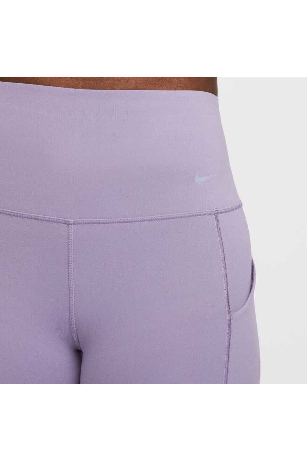 Nike-Dri-Fit Women's Universa Hr 8in Short Lilac Women's Shorts 6