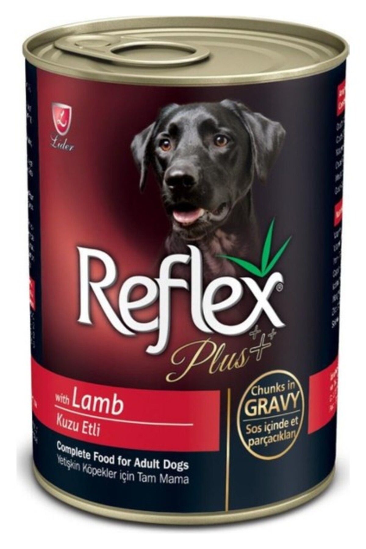 Reflex Plus Gravy Kuzu Etli Konserve Yetişkin Köpek Maması 24 X 400 gr