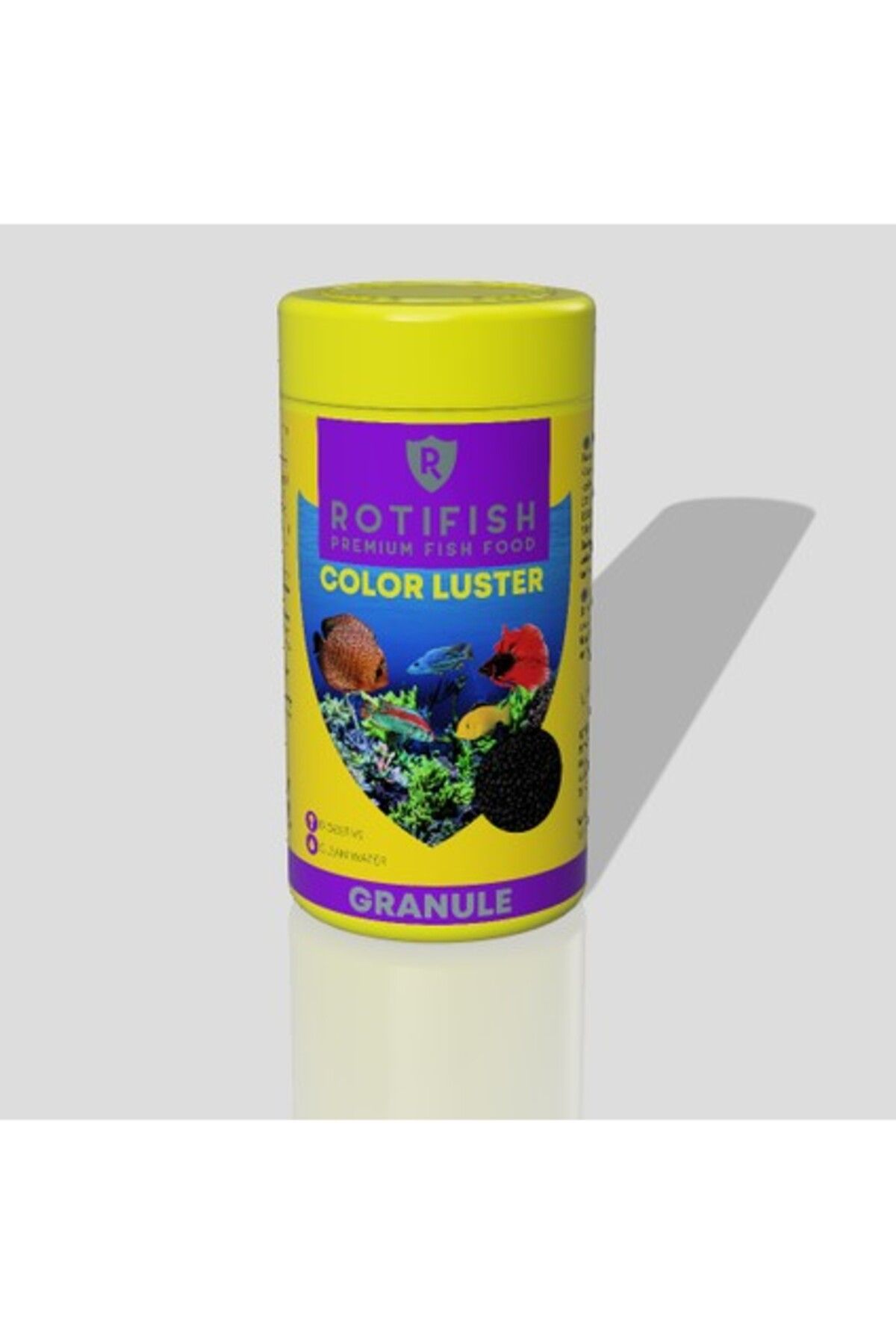 Orqinel Rotifish Color Luster Feed 100 ml (60 Gr.) Renk Geliştirici Granül Yem