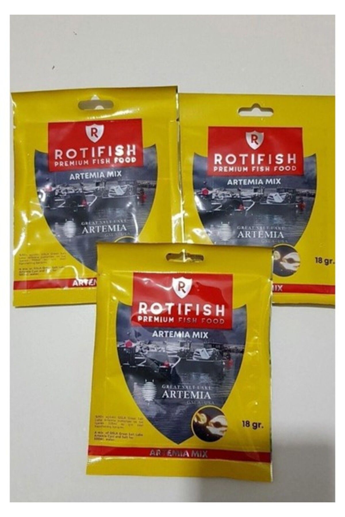 Orqinel Rotifish Artemia Mix Premium 18GR 3 Adet