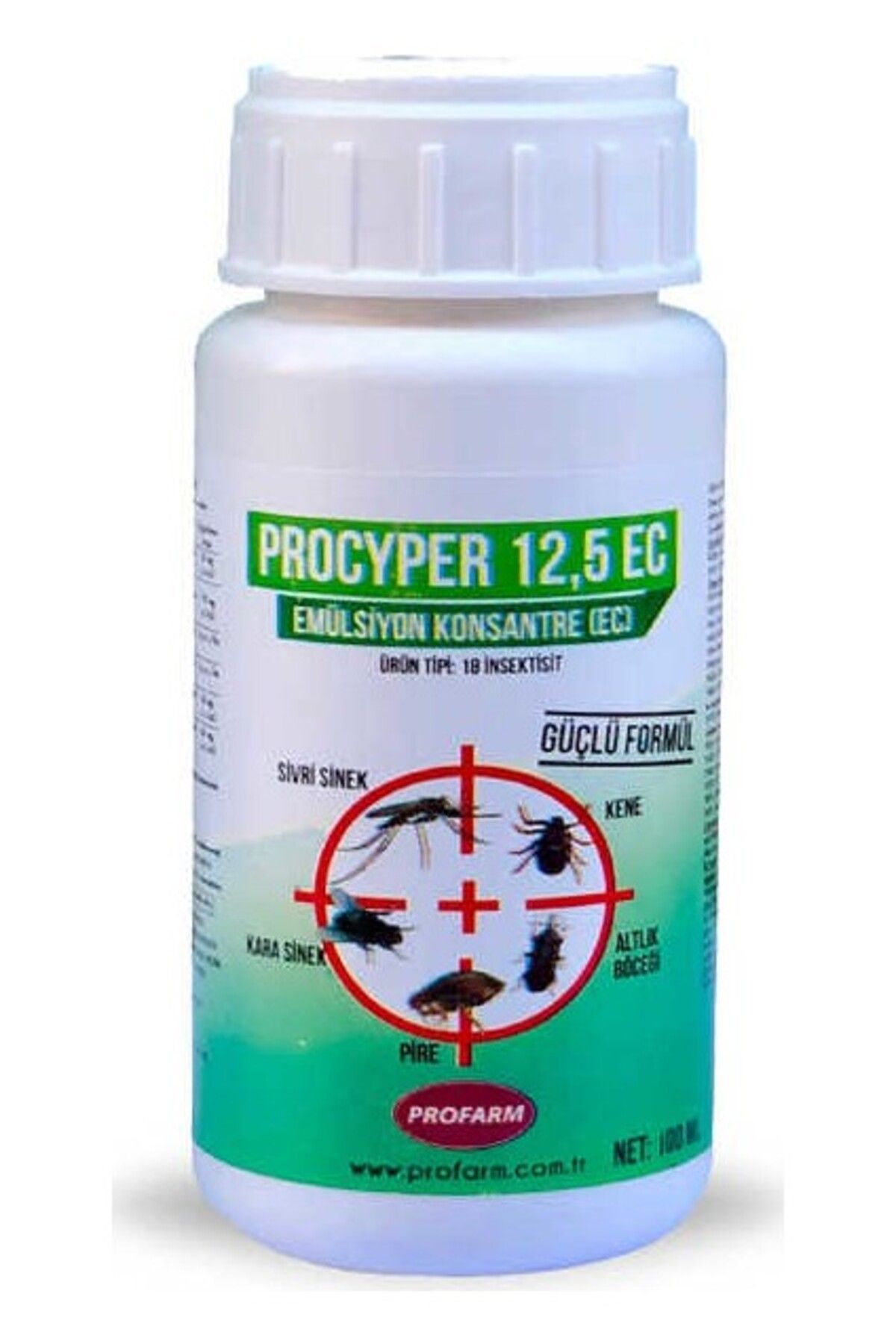 Profarm Procyper 12,5 Ec Bit Pire Kene Için Konsantre Ürün 100ML