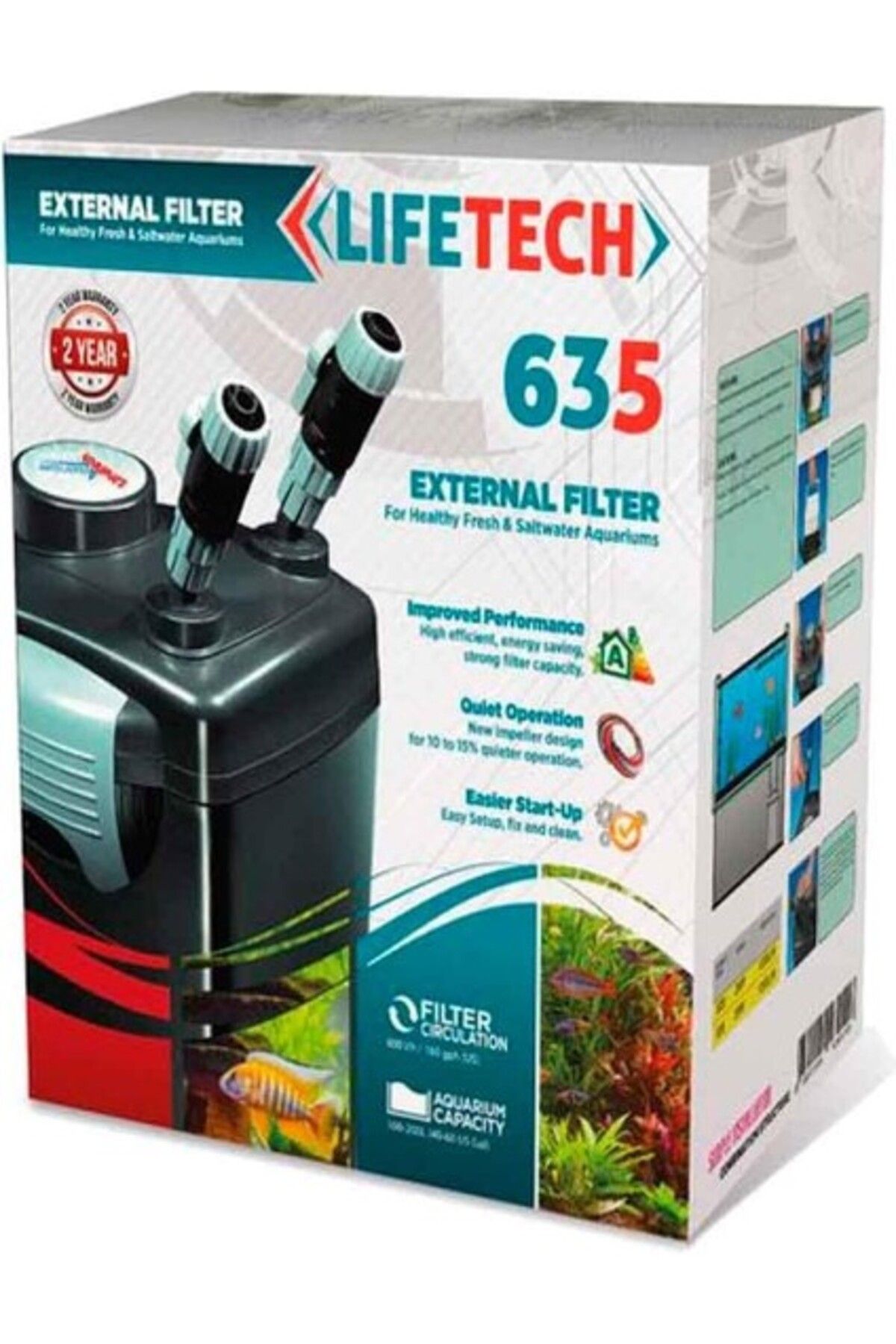 Orqinel Lifetech 635 Akvaryum Dış Filtre 600 L/S