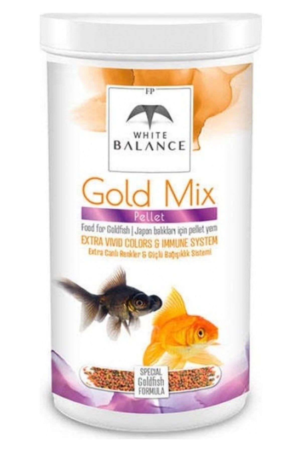 Orqinel White Balance Gold Mix Pellets Japon Balığı Balık Yemi 250ml