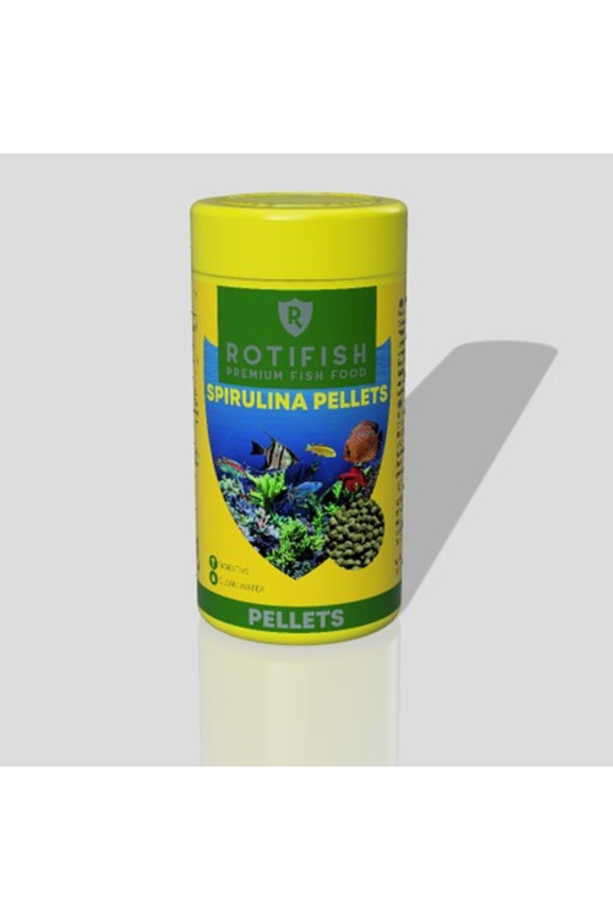 Orqinel Rotifish Spirulina Pellets 100 ml (45 Gr.) Spirulina Katkılı Granül Yem