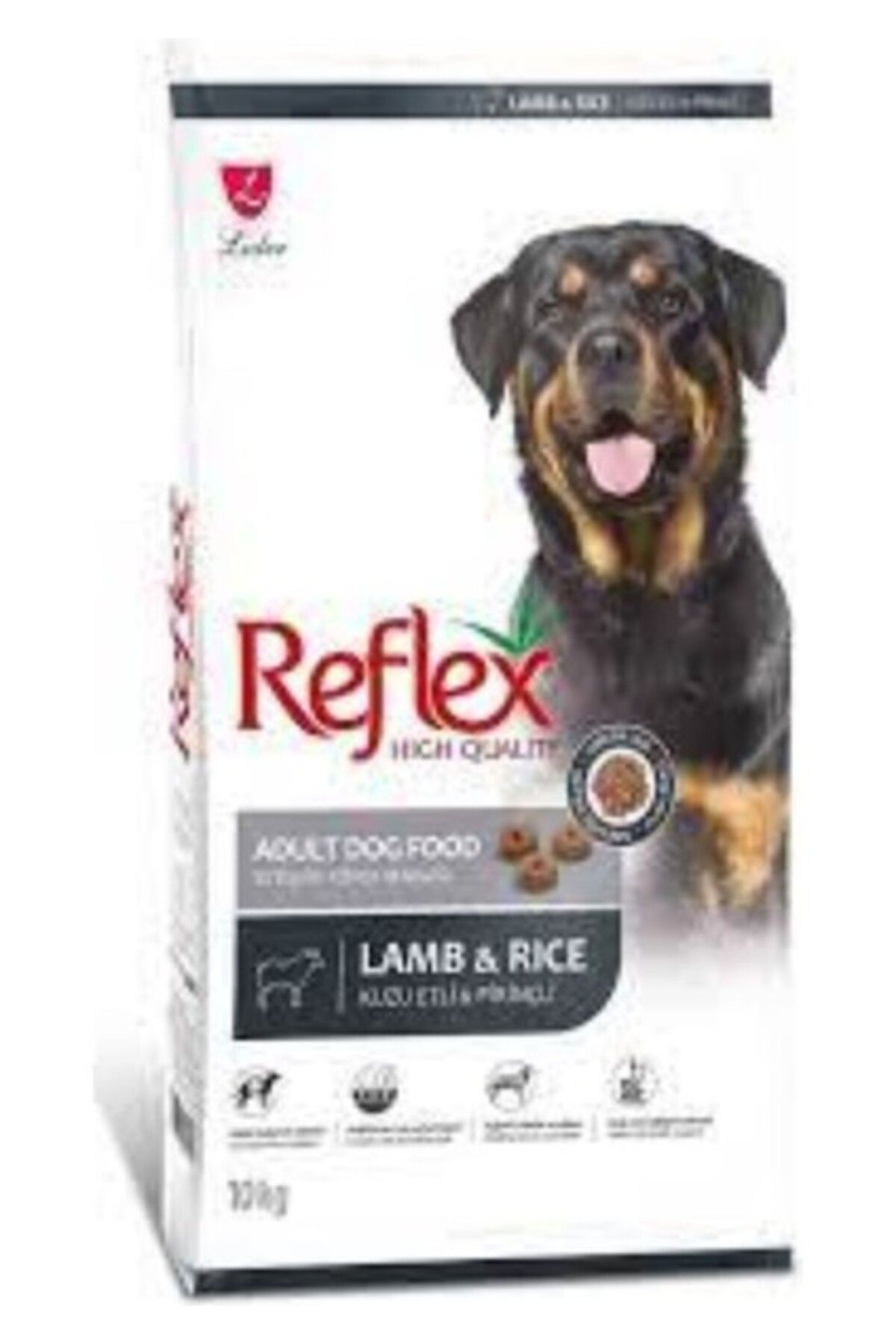 Reflex Kuzu Etli Pirinçli Yetişkin Köpek Maması 10 kg