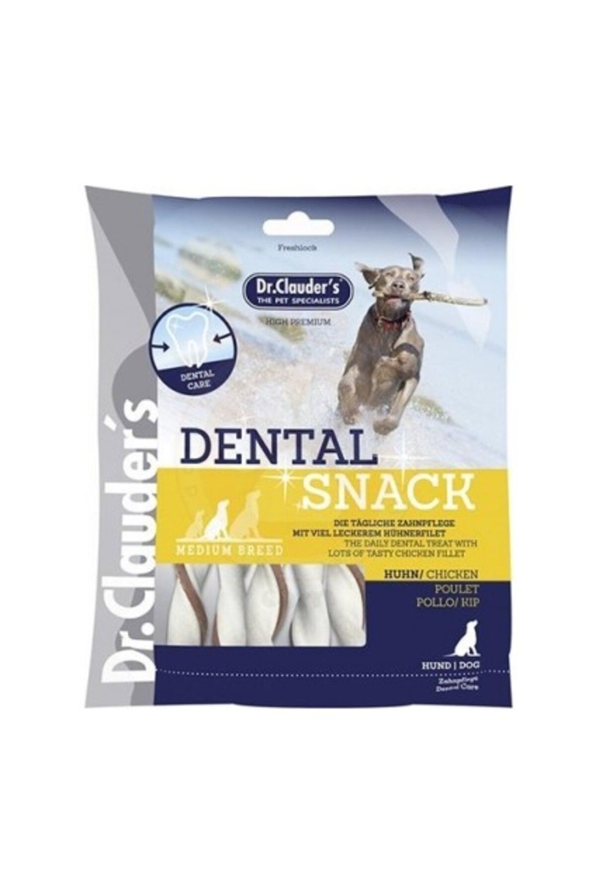 Orqinel Dr.Clauders Dental Snack Tavuklu Diş Sağlığı Köpek Ödülü 170 Gr