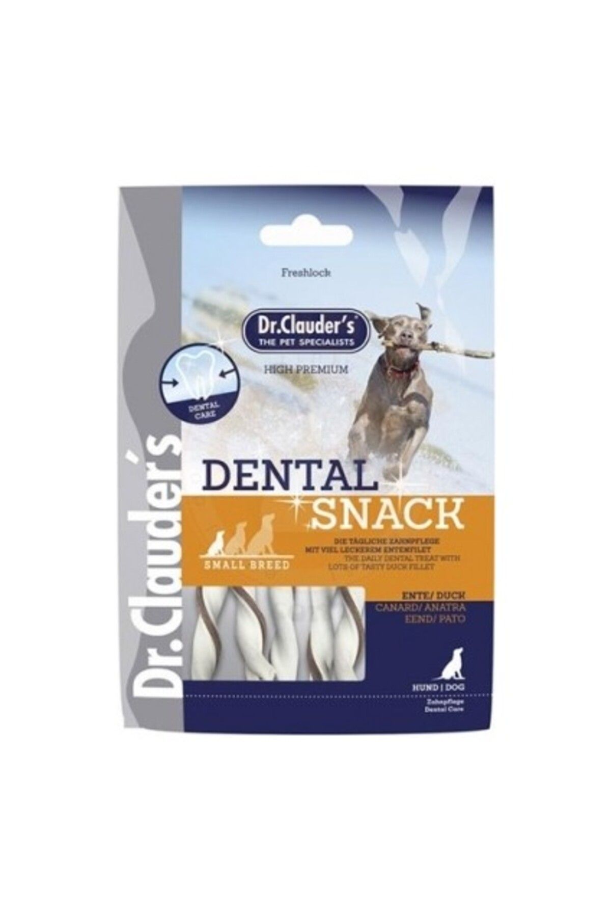 Orqinel Dr.Clauders Dental Snack Ördekli Diş Sağlığı Köpek Ödülü 80 Gr