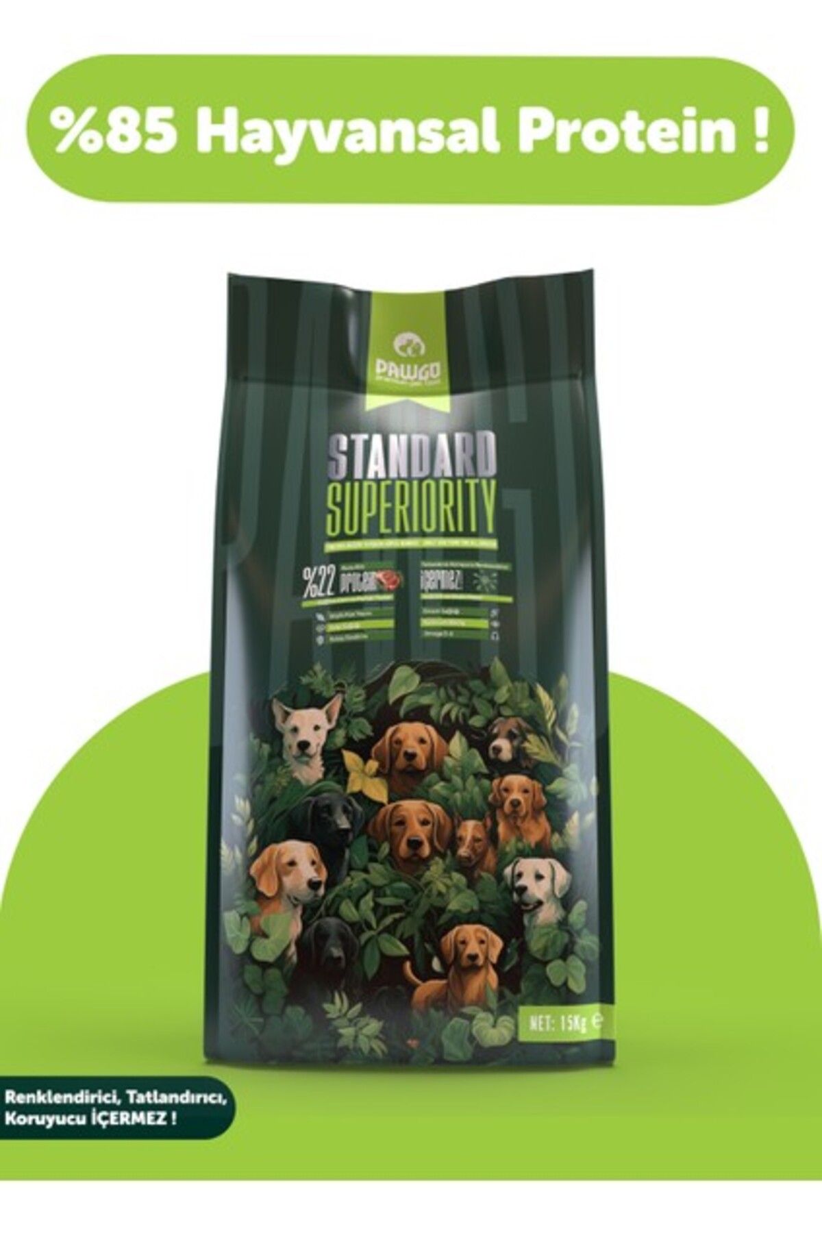 Orqinel Pawgo Standard Superiority 15 Kg | Kuzu Etli | Yetişkin Köpek Maması