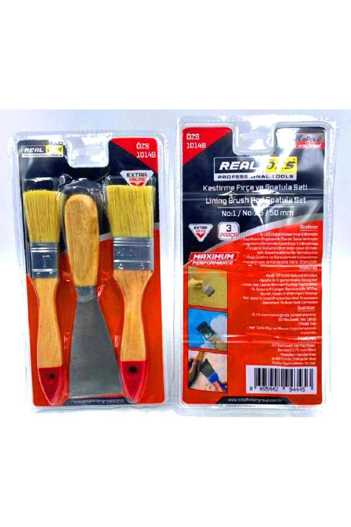 Kapamarka 3 PARÇA SPATULA50MM- KESTİRME FIRÇANO-1-1.5SETİ