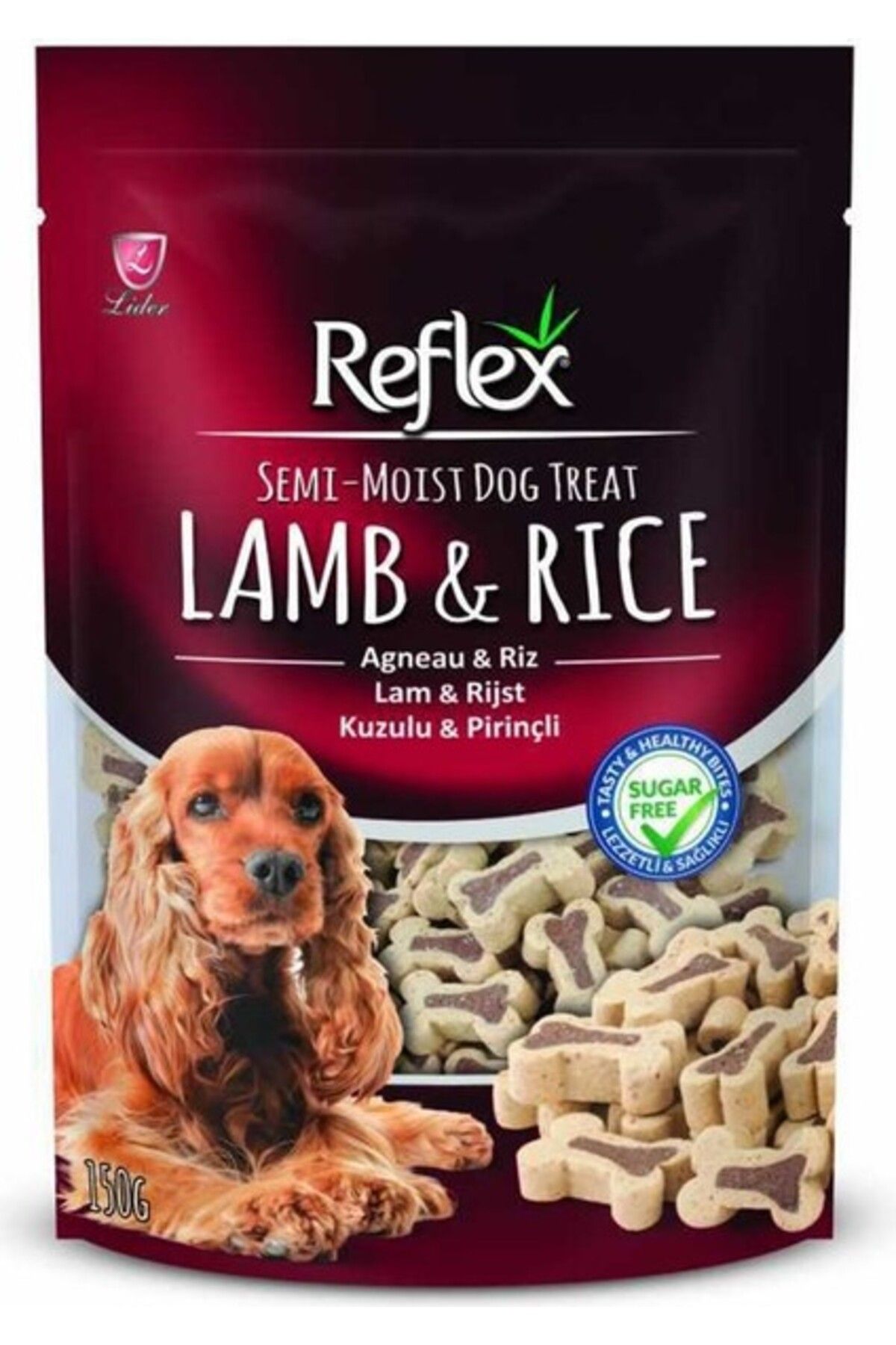 Reflex Kuzulu Pirinçli Yarı Yumuşak Köpek Ödül Maması 150 gr