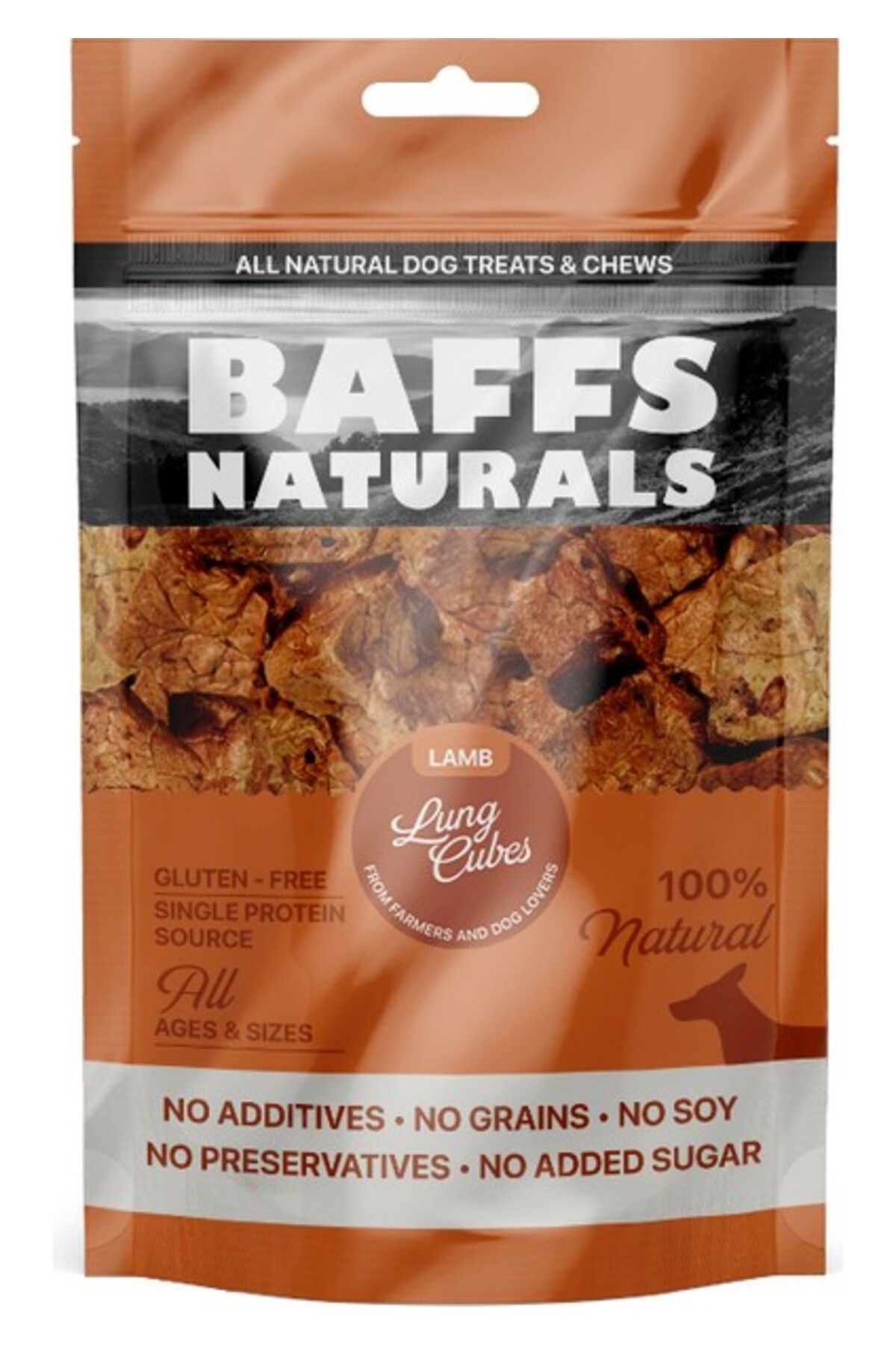 Orqinel Baffs Naturals Kuzu Küp Ciğer %100 Doğal Köpek Ödül Maması 100 gr