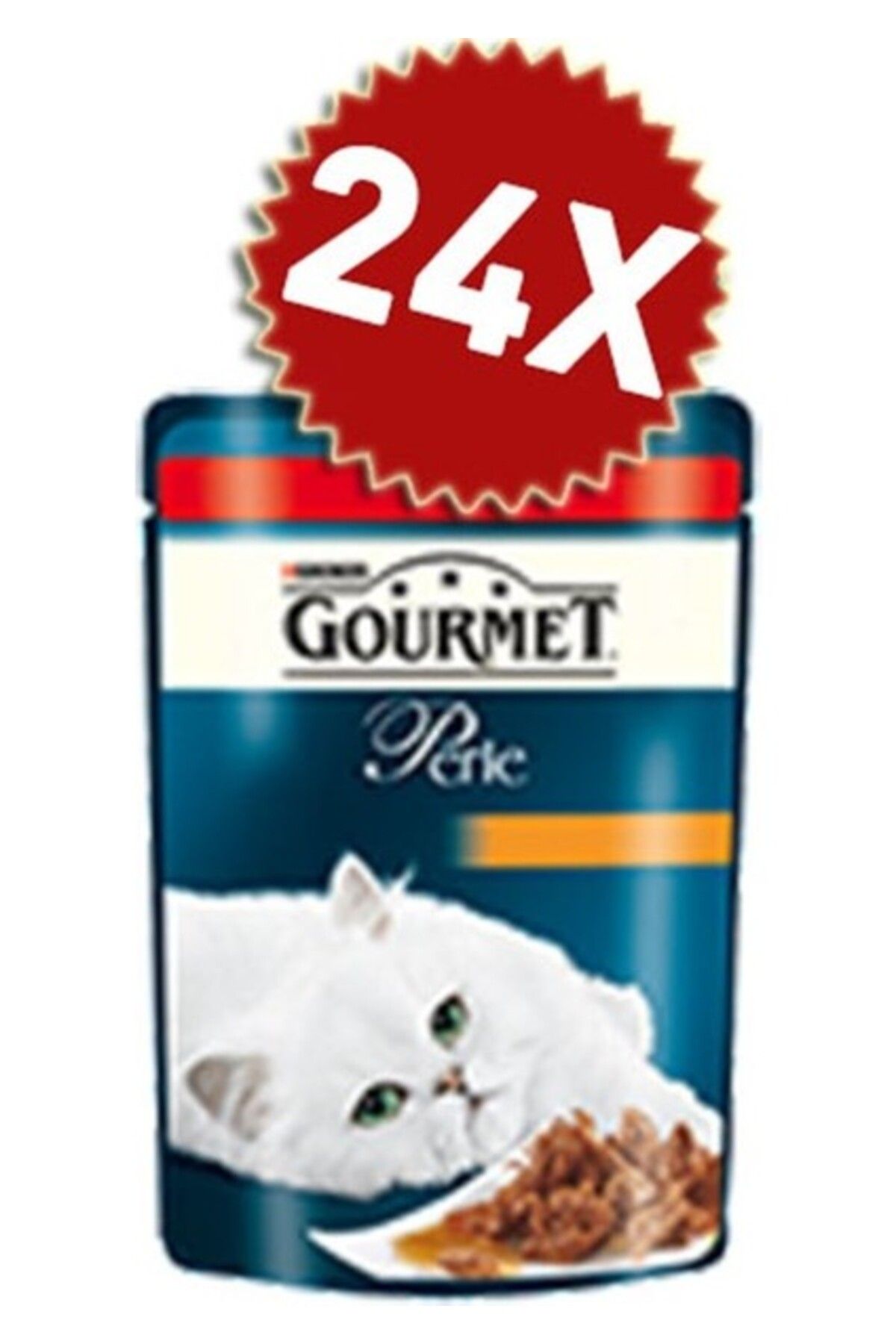 Gourmet Perle Izgara Sığır Etli Kedi Konserve 85 gr 24 Adet