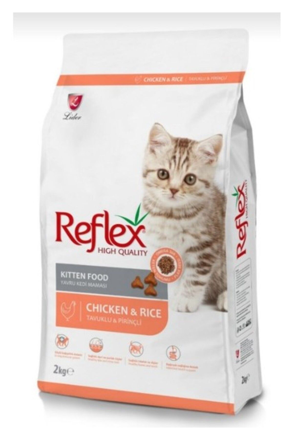 Reflex Tavuklu ve Pirinçli Yavru Kedi Maması 2 kg