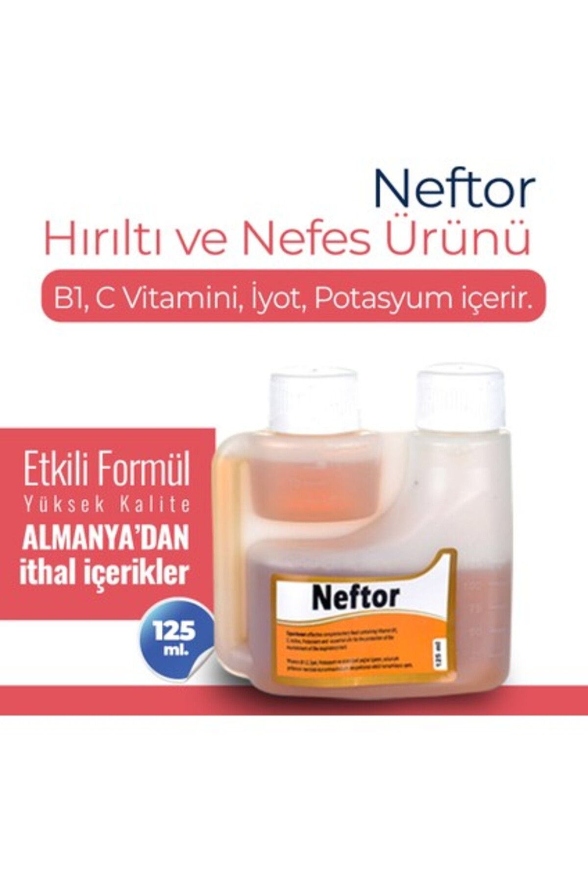 Orqinel Neftor Hırıltı ve Nefes Ürünü 125 ml