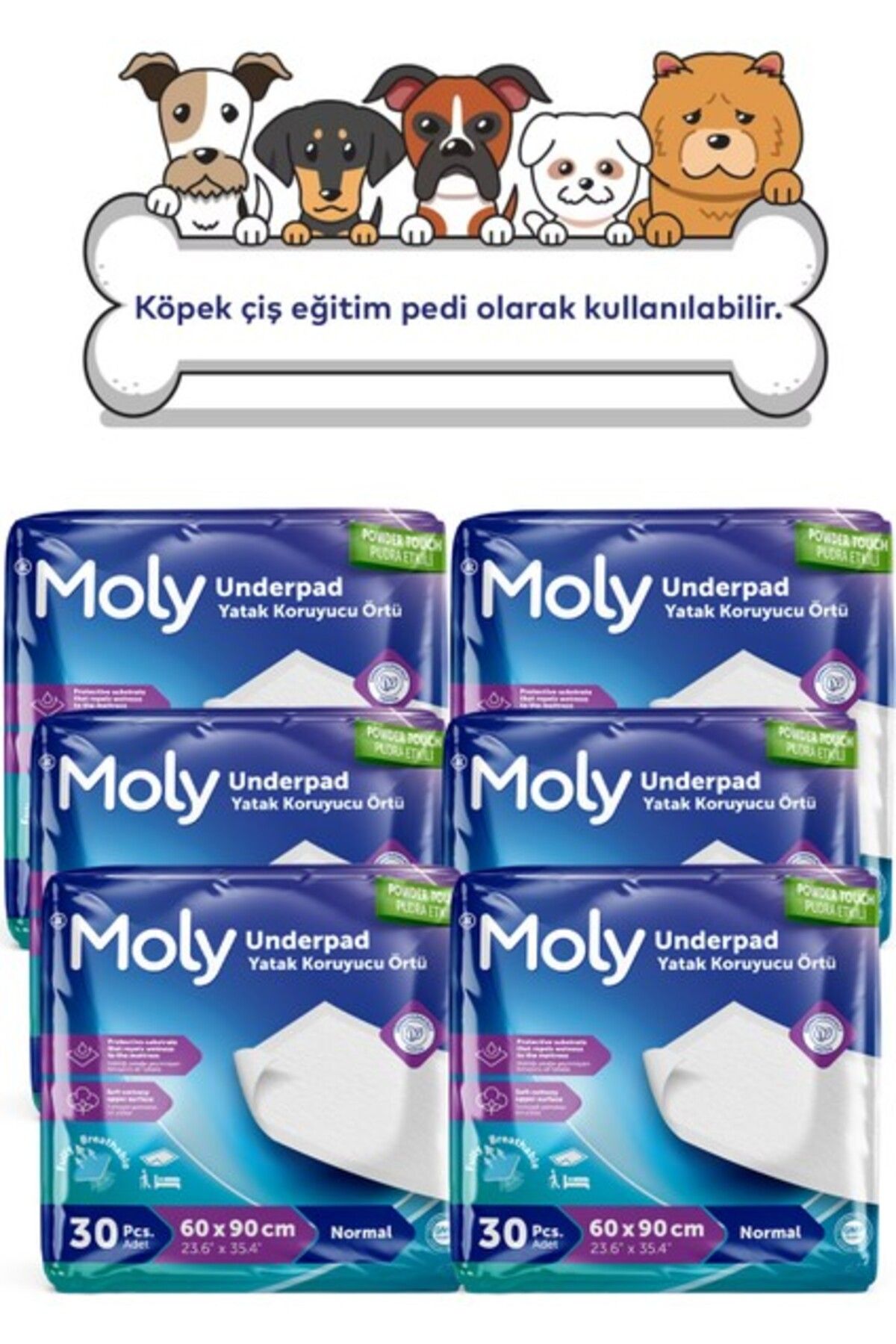 Orqinel Moly Köpek Çiş Eğitim Pedi 180'li