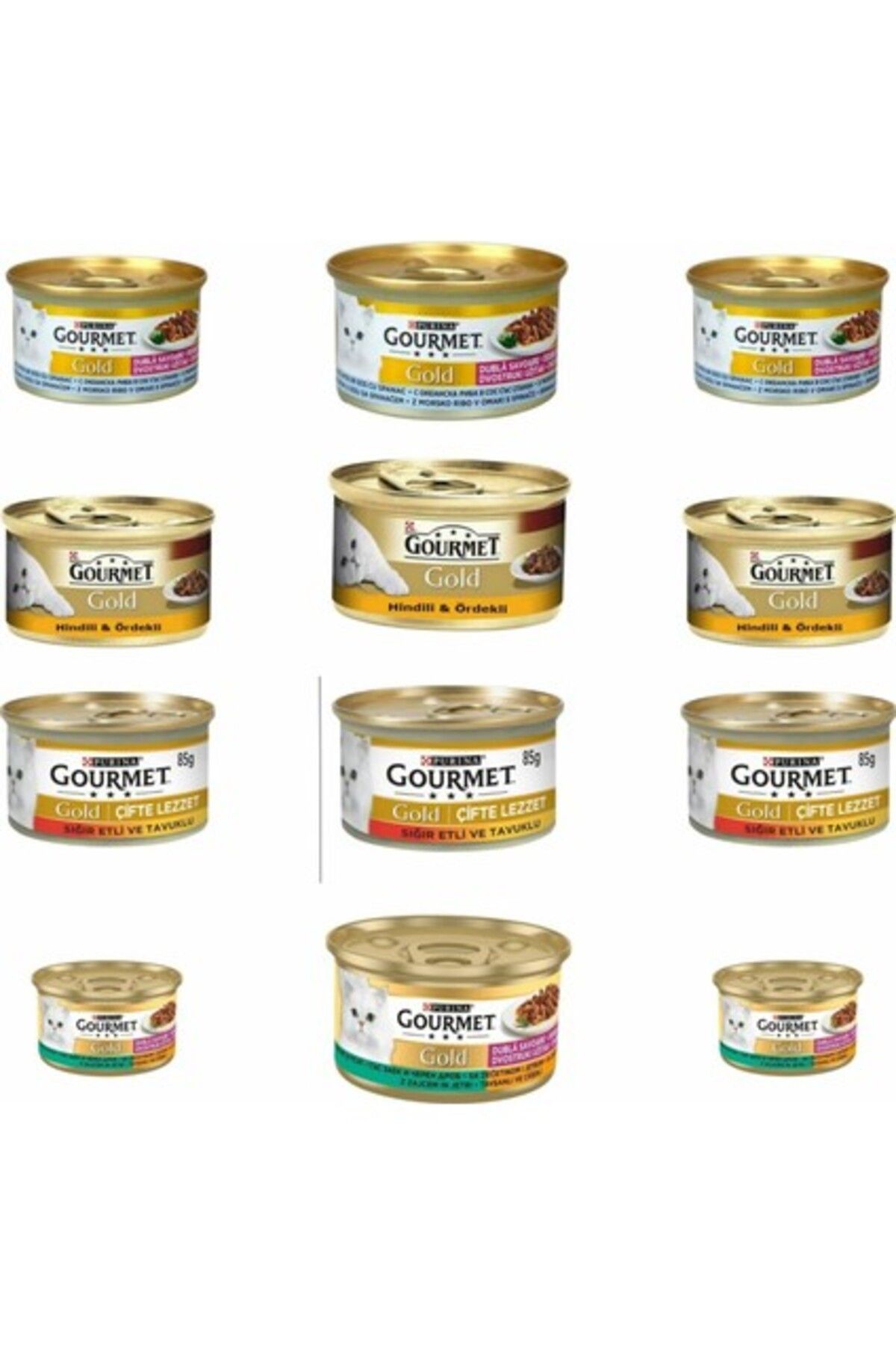 Orqinel Purina Gourmet Gold Çifte Lezzet Konservesi 12X85 gr