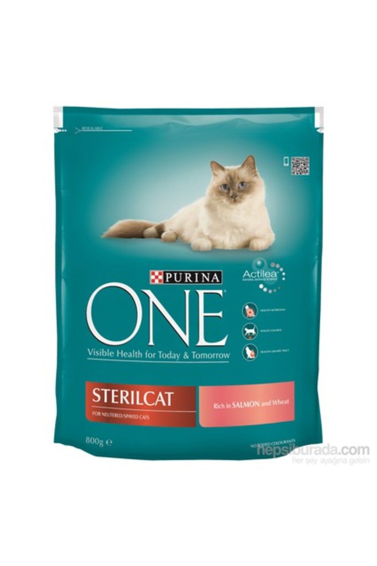 Purina One Steril Kısırlaştırılmış Kediler için Somonlu Kedi Maması 800 Gr