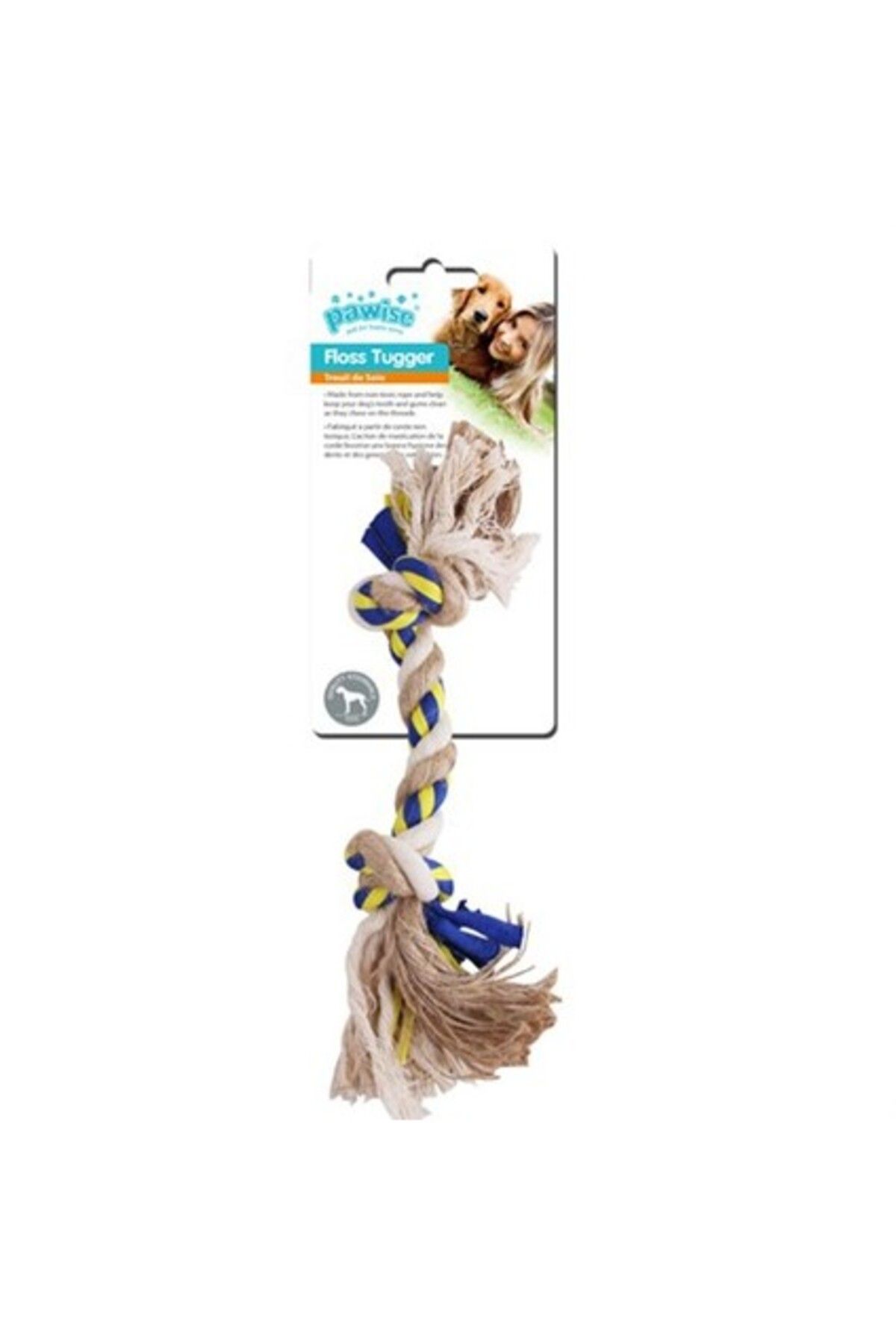 Pawise Floss Tugger 2 Düğümlü Diş İpi Köpek Oyuncağı 34 Cm