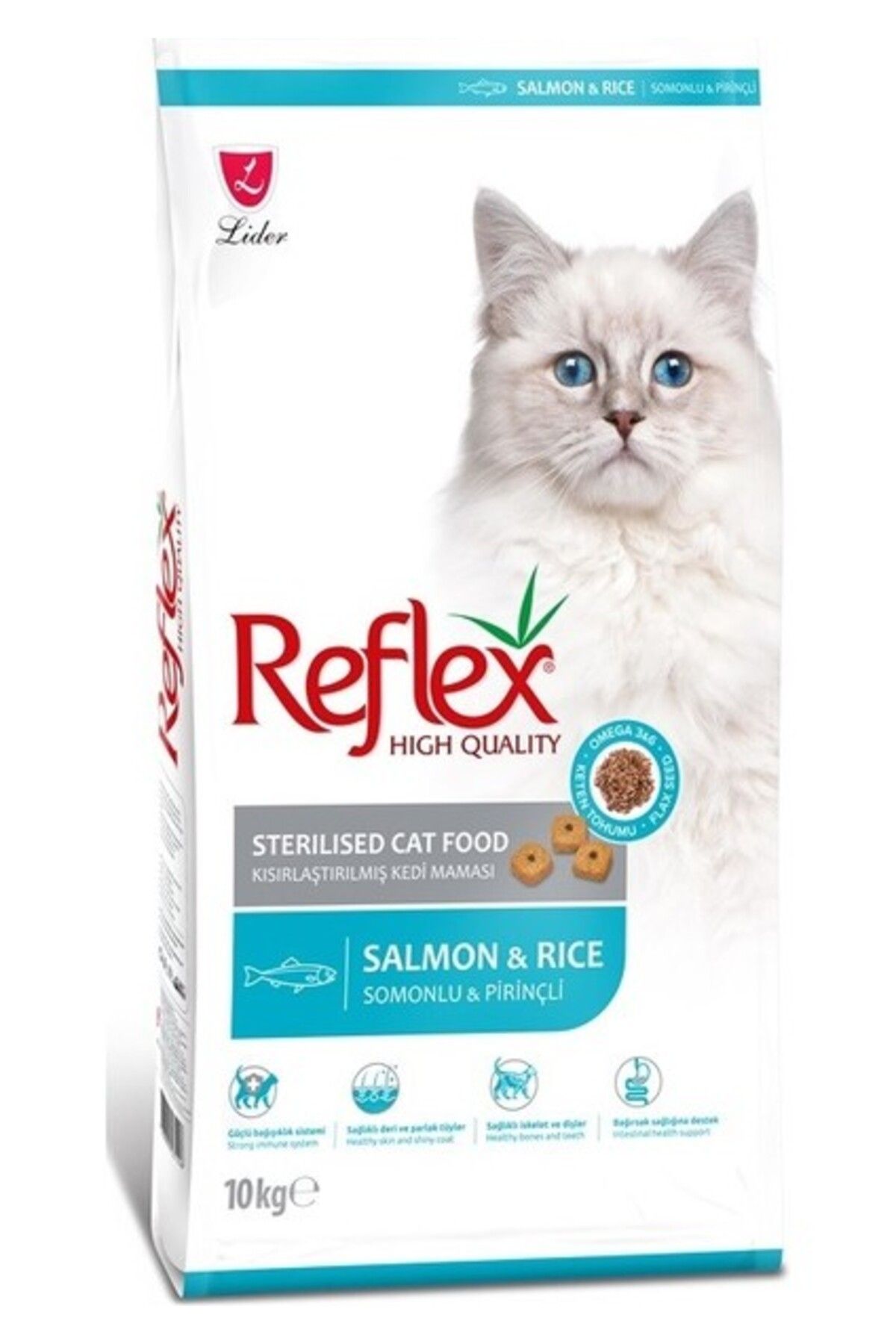 Reflex Sterilised Balıklı 10 Kg Kısırlaştırılmış Yetişkin Kuru Kedi Maması