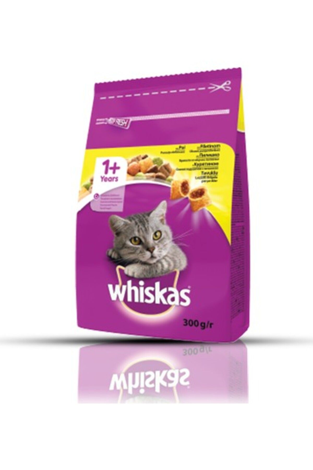 Whiskas Tavuklu ve Sebzeli Kuru Kedi Maması 300 Gr x 7 Adet