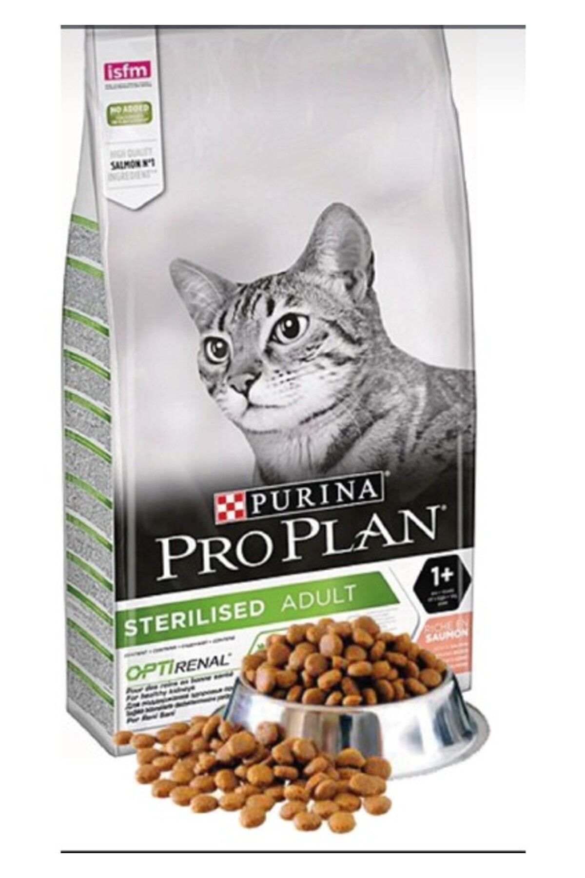 Cat Chow Purina Sterilised Kısırlaştırılmış Kediler Için Somonlu ve Ton Balıklı Kedi Maması 1 kg