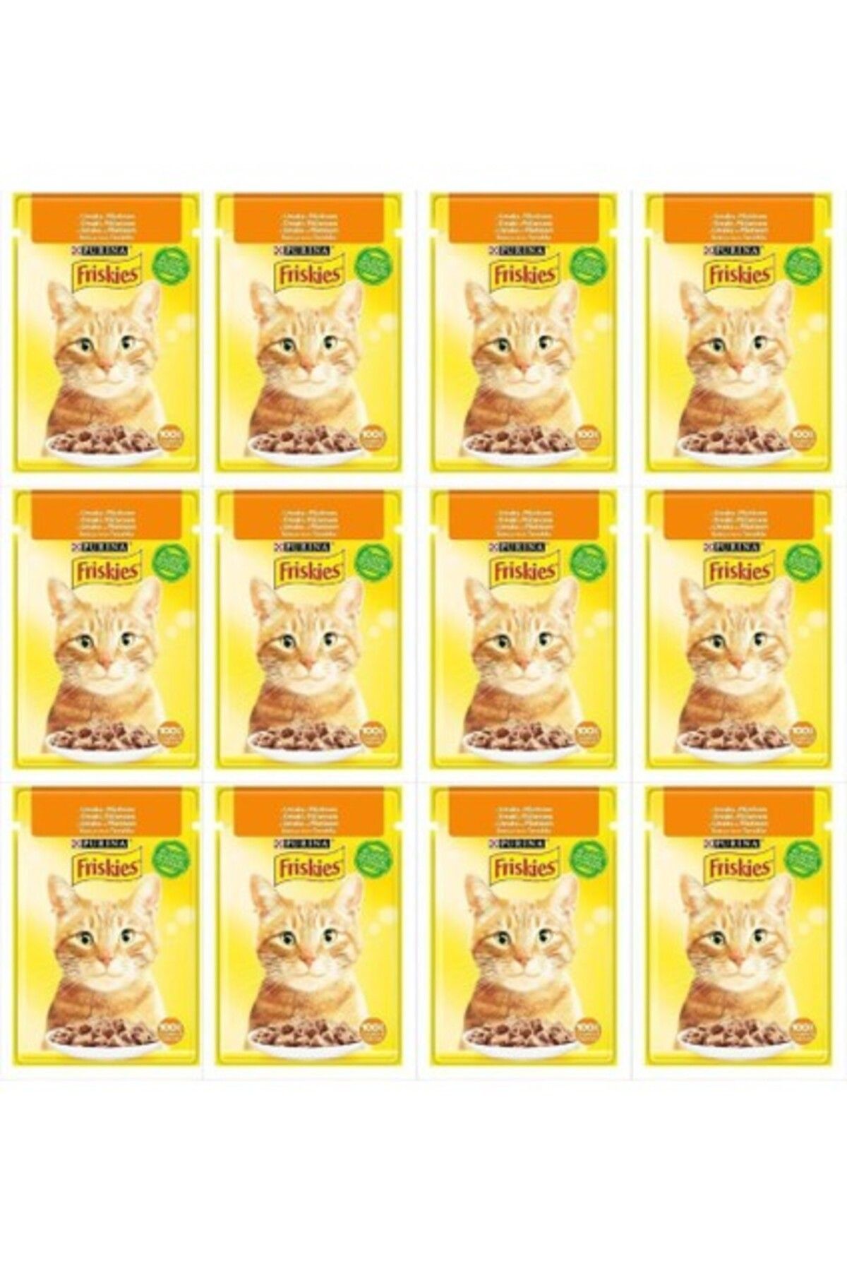 Friskies Tavuklu Soslu Yaş Kedi Maması 85 gr x 12 Adet