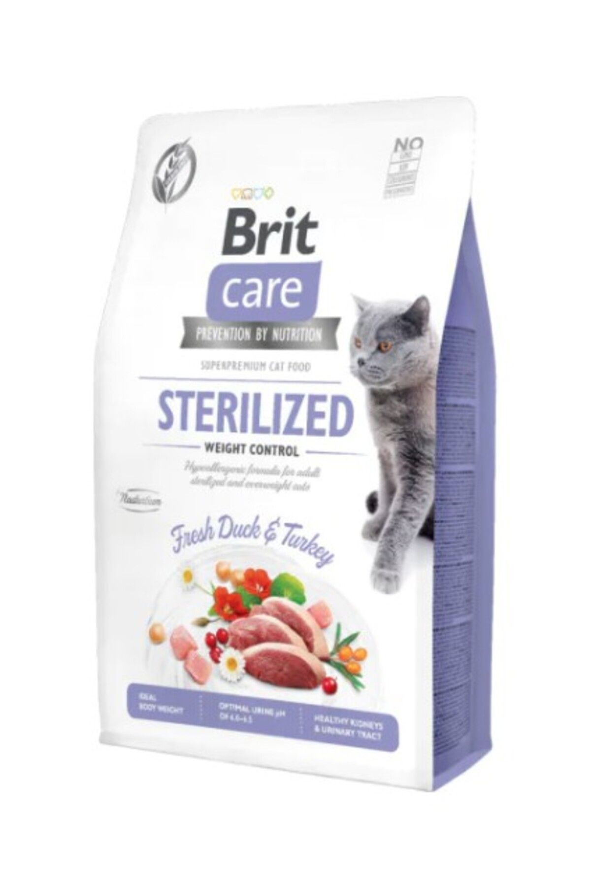 Brit Care Tahılsız Sterilised Weight Control Ördekli Kedi Maması 7kg