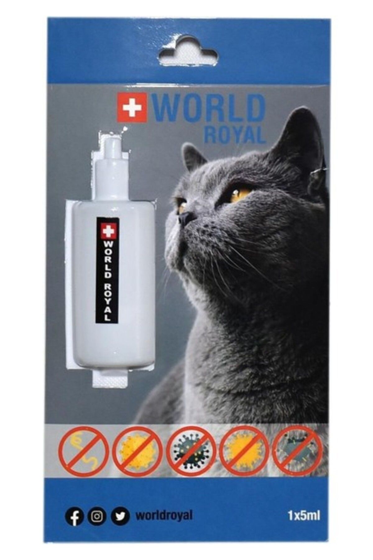 Orqinel World Royal Kedi S.nd.rim ve B.ğırs.k R.hatlatıcı Iç Paraz.t Damlası