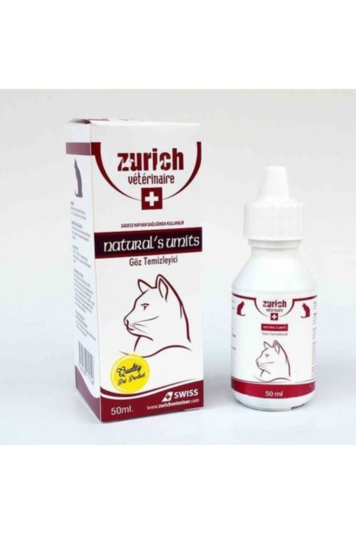 Orqinel Zurich Kediler İçin Göz Temizleyici 50ml