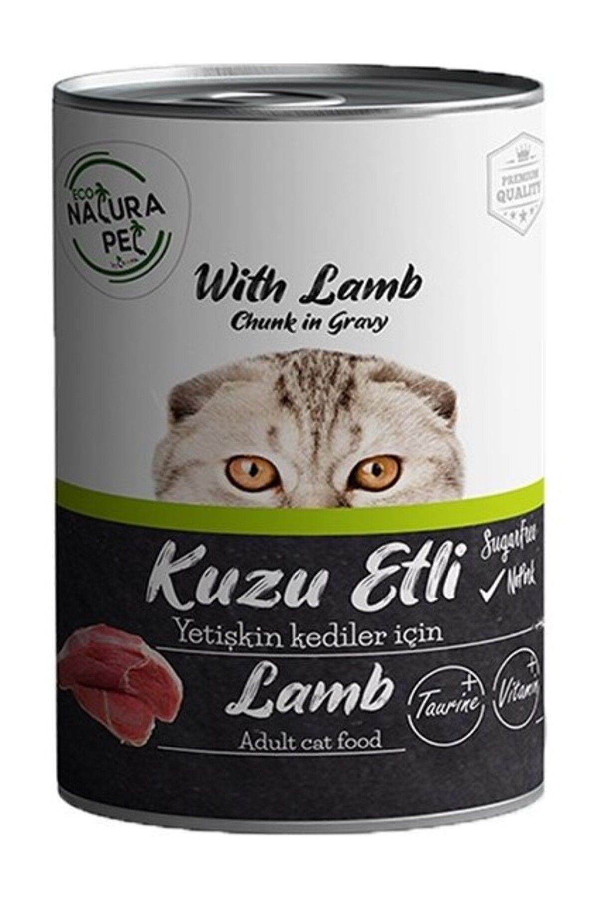 Econature Eco Natura Adult Kuzu Etli Yetişkin Kedi Konservesi 400 gr