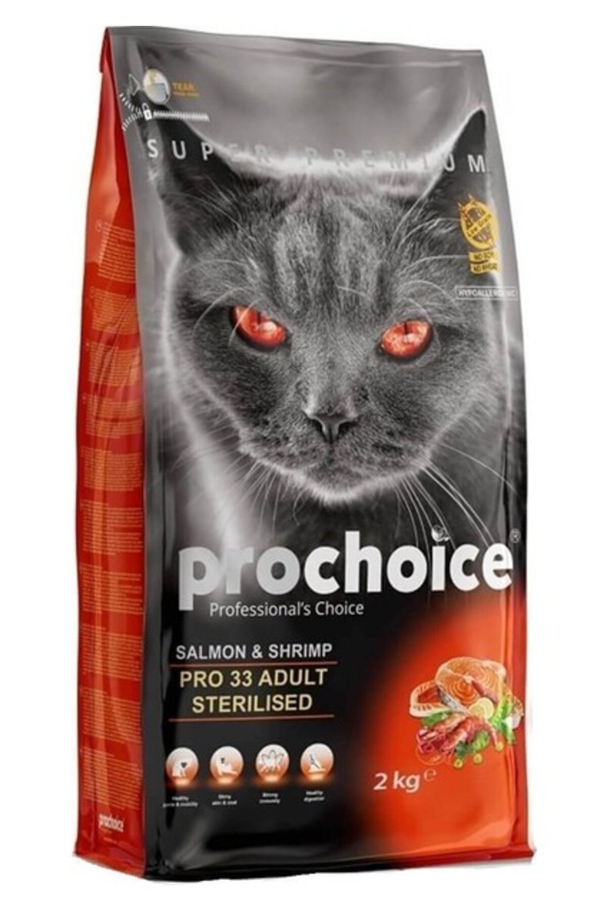 ProChoice Pro Choice Pro 33 Sterilised Somonlu Karidesli Kedi Maması 15 Kg