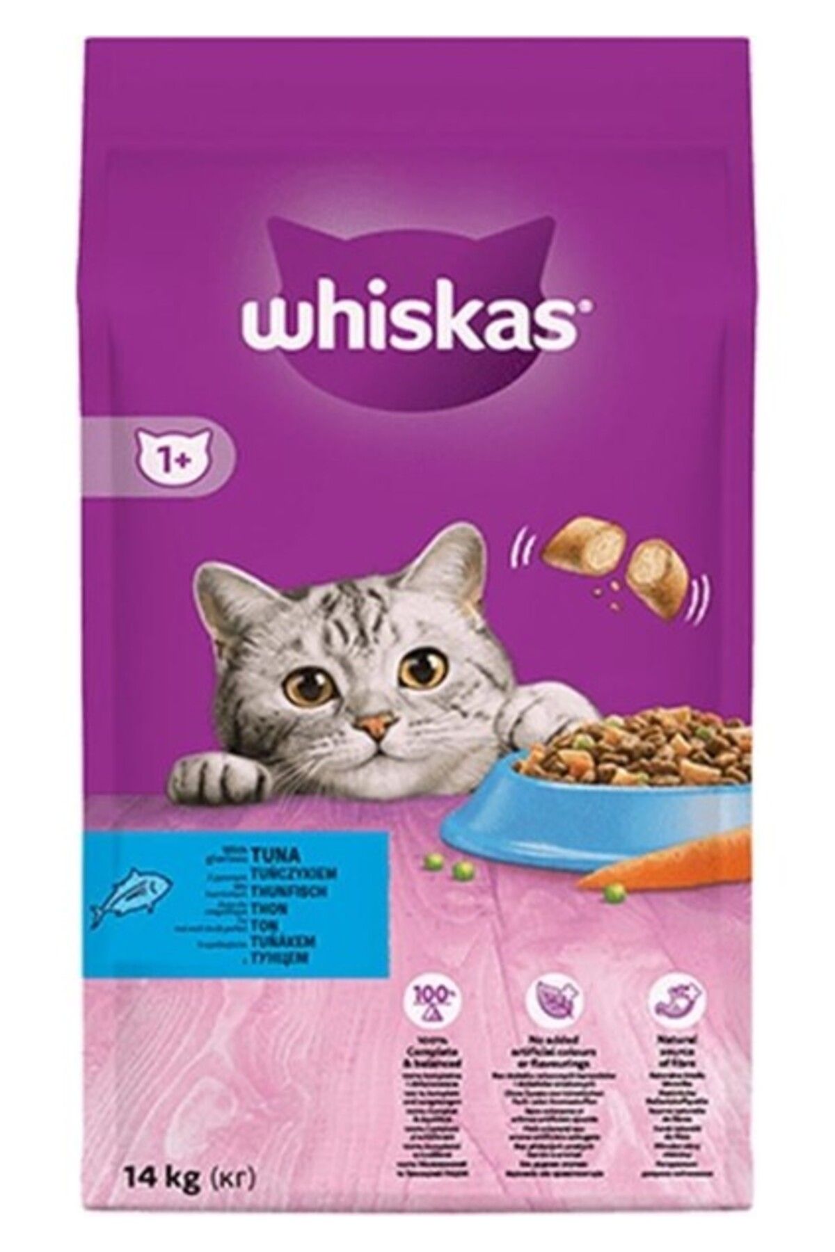 Whiskas Ton Balıklı Sebzeli Kuru Kedi Mama 14 Kg