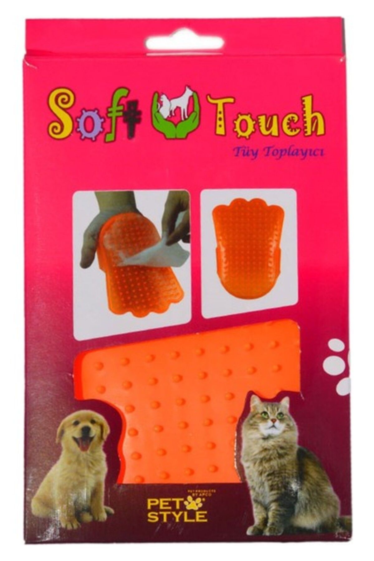 Pet Style Soft Touch Ele Geçmeli Evcil Hayvan Tüy Toplayıcı