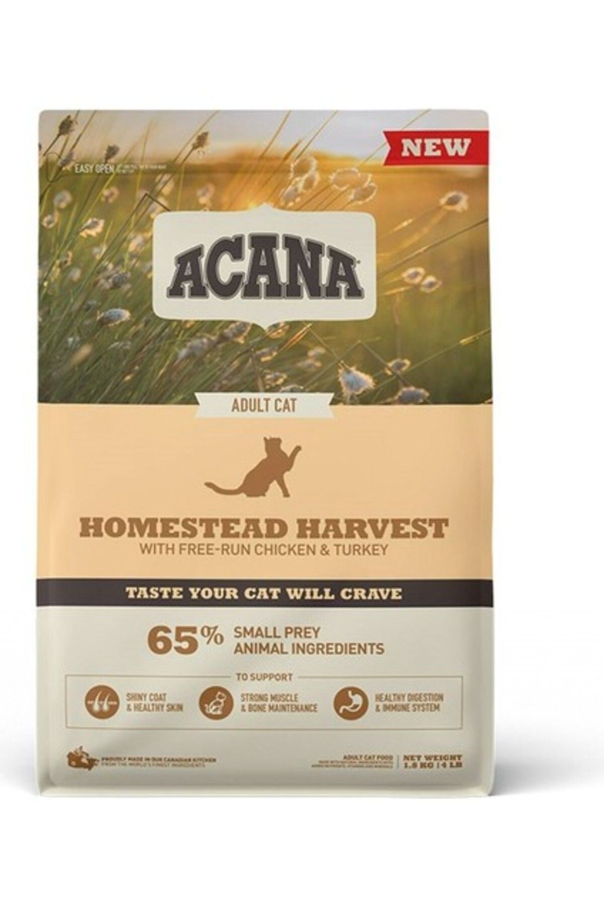 Acana Homestead Harvest Yetişkin Kedi Maması 4,5kg