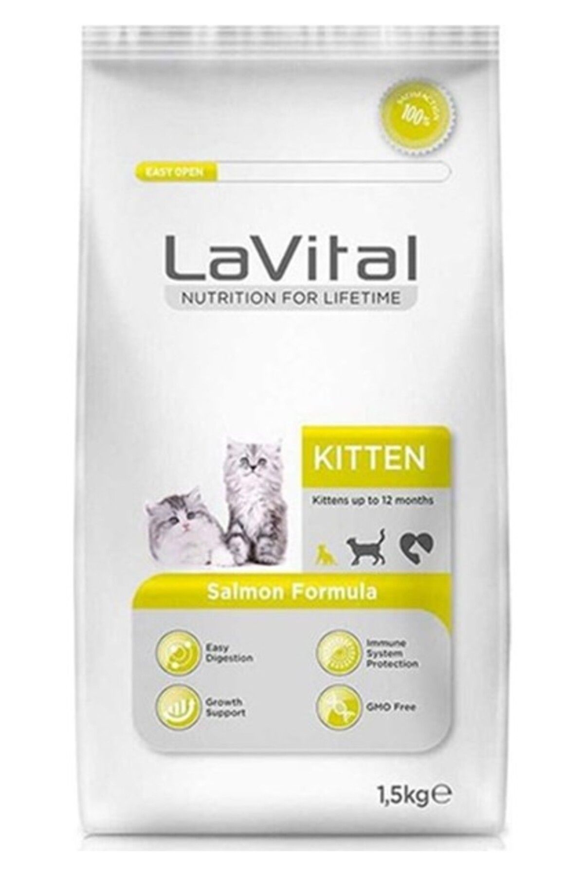 La Vital Kitten Somonlu Yavru Kedi Maması 1,5 Kg