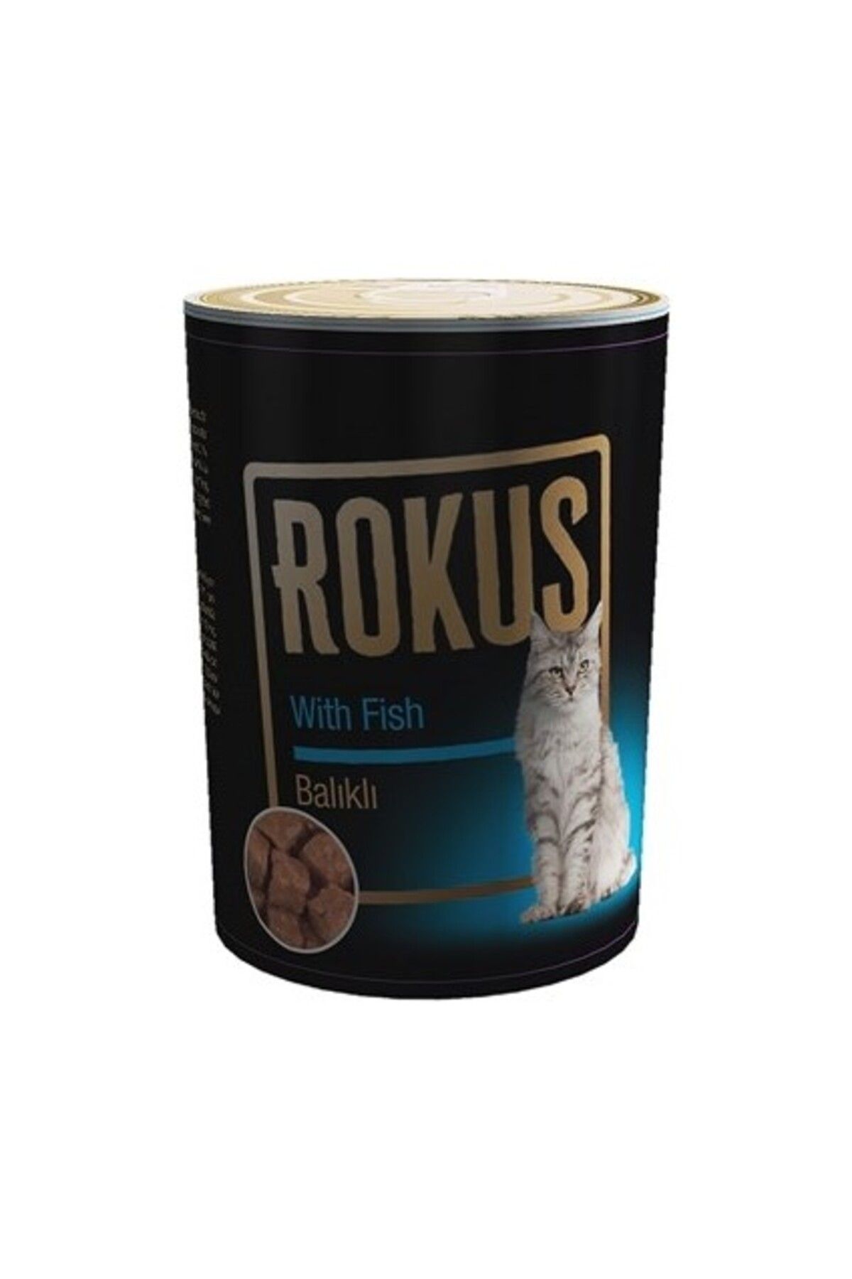 Rokus Balıklı Kedi Konserve Mama 410Gr