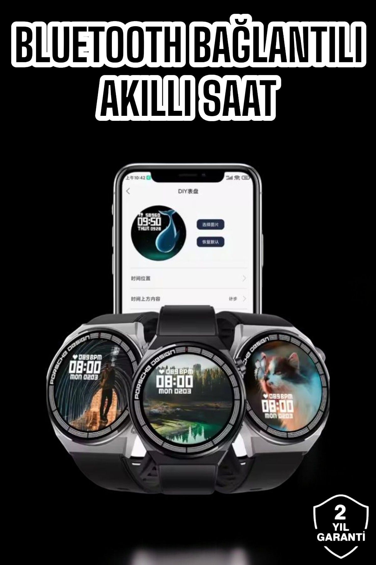 ASTRALTECH Akıllı Saat GPS VE NFC Özelliği Sesli Görüşme Dokunmstik Ekran