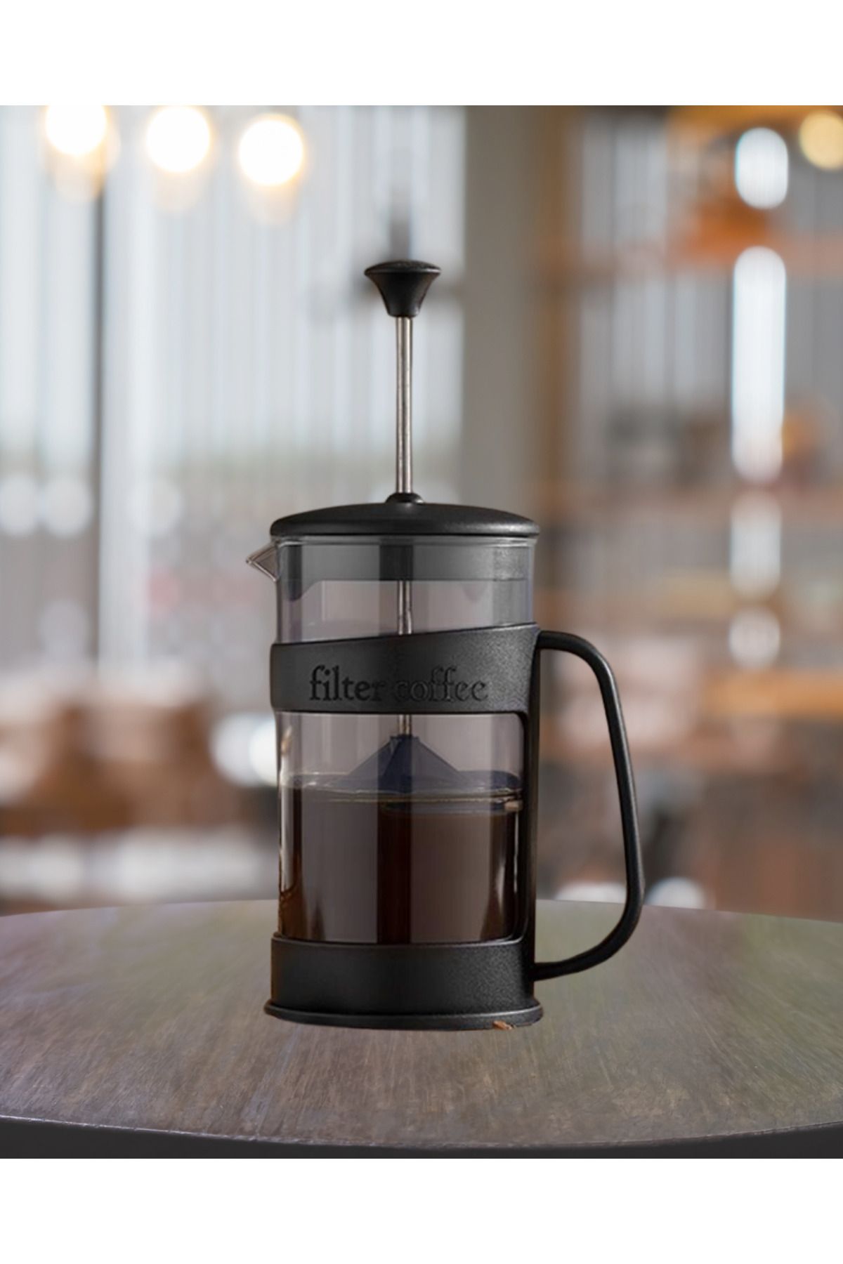 QLUX IDEAS French Press 400 Ml Filtre Kahve & Bitki Çayı Demleme