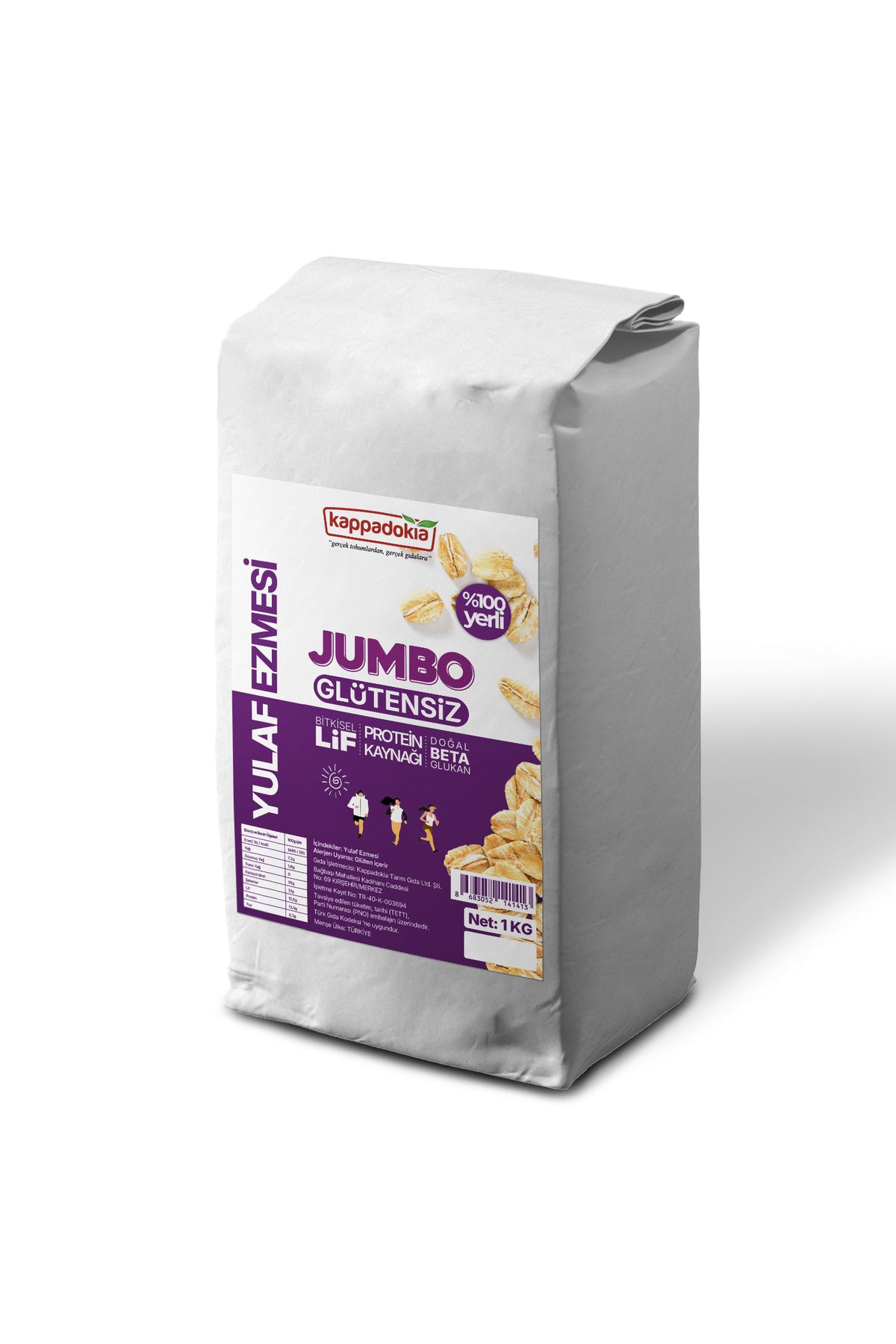 KAPPADOKİA Yulaf Ezmesi Jumbo Glütensiz 1 kg