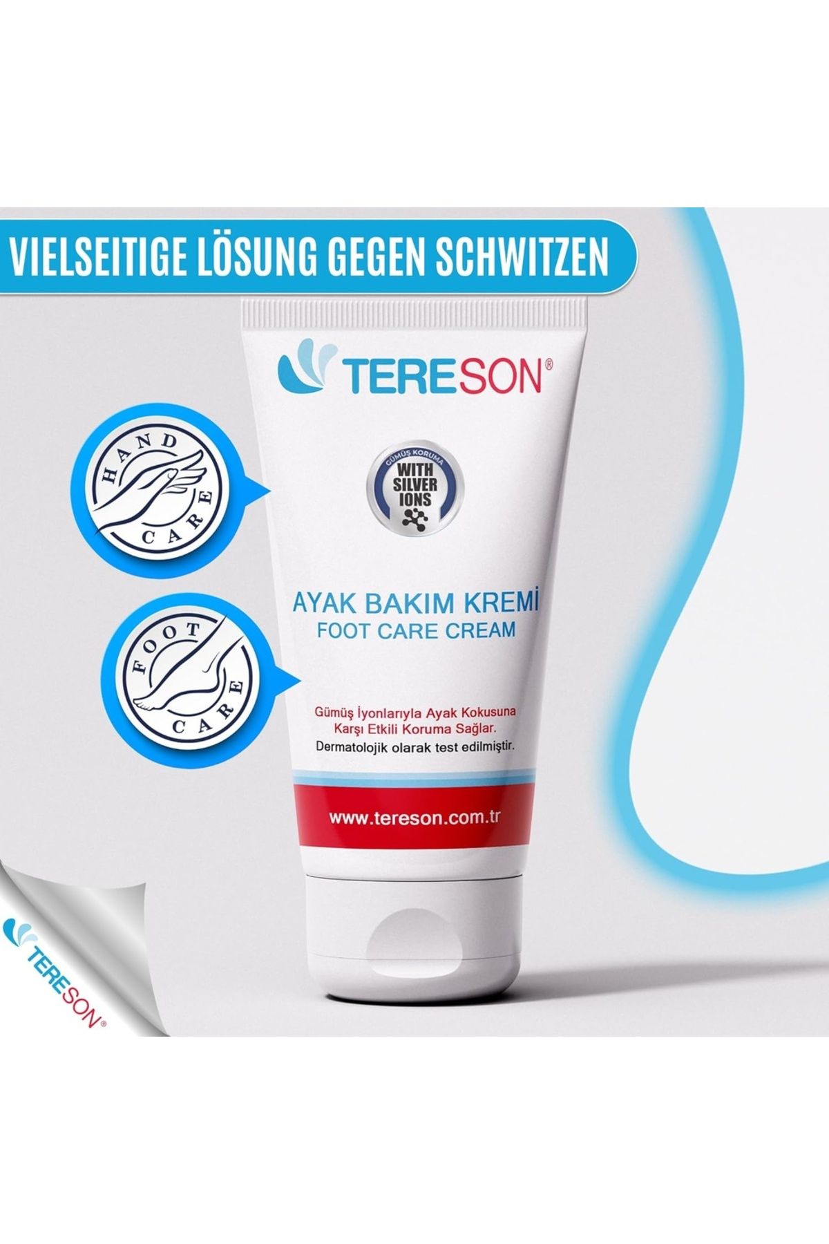 Tereson-Anti Schweiß Creme 50ml | Für Schwitzen & Schwitzige Hände 3