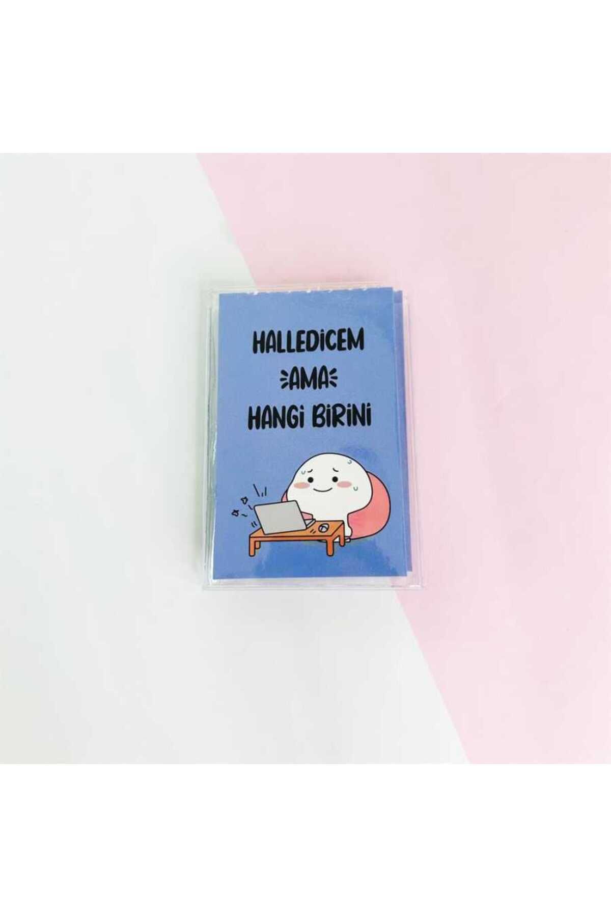 MCH Halledicem Ama Hangi Birini PP Mini Çanta Defter