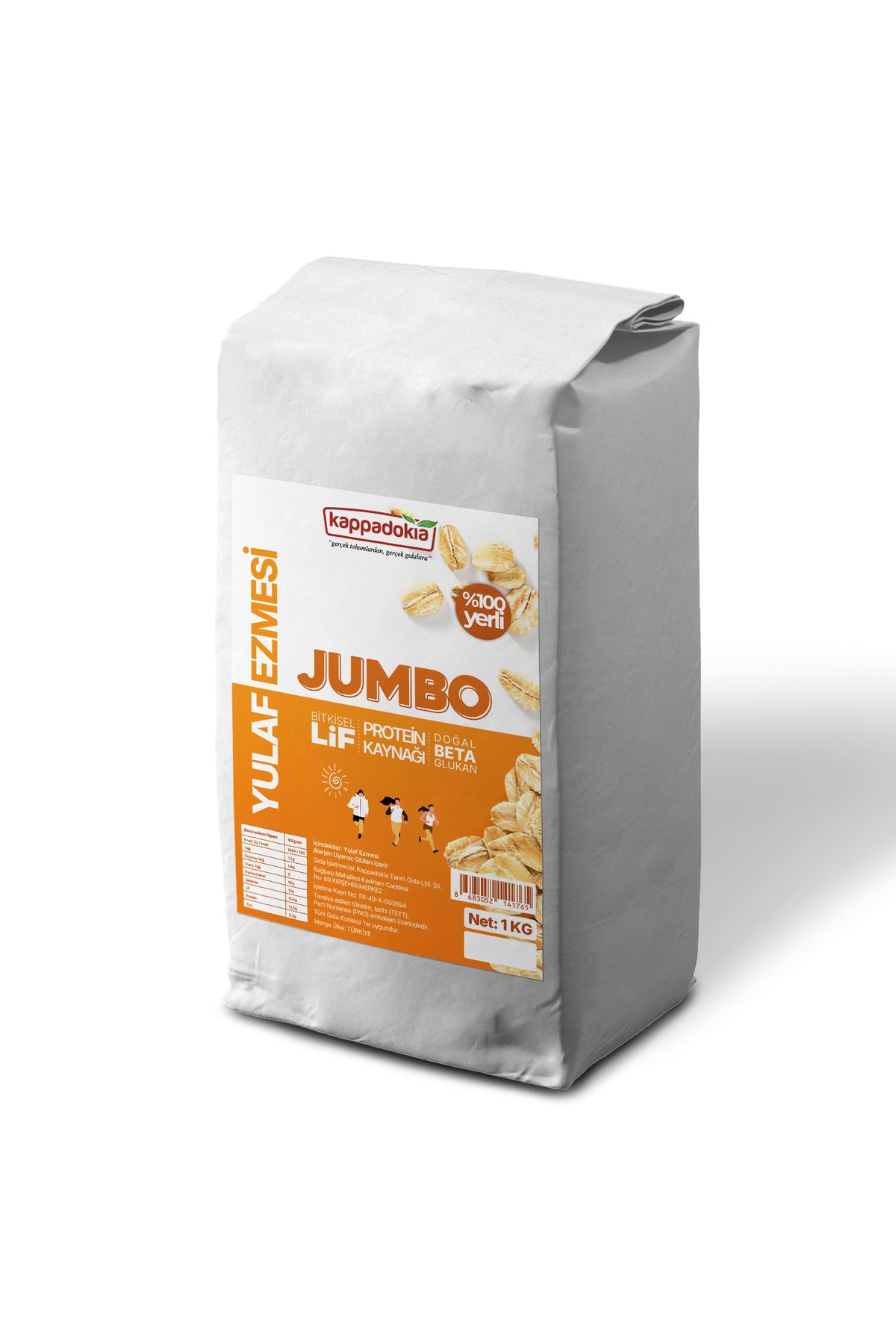 KAPPADOKİA Yulaf Ezmesi Jumbo 1 kg